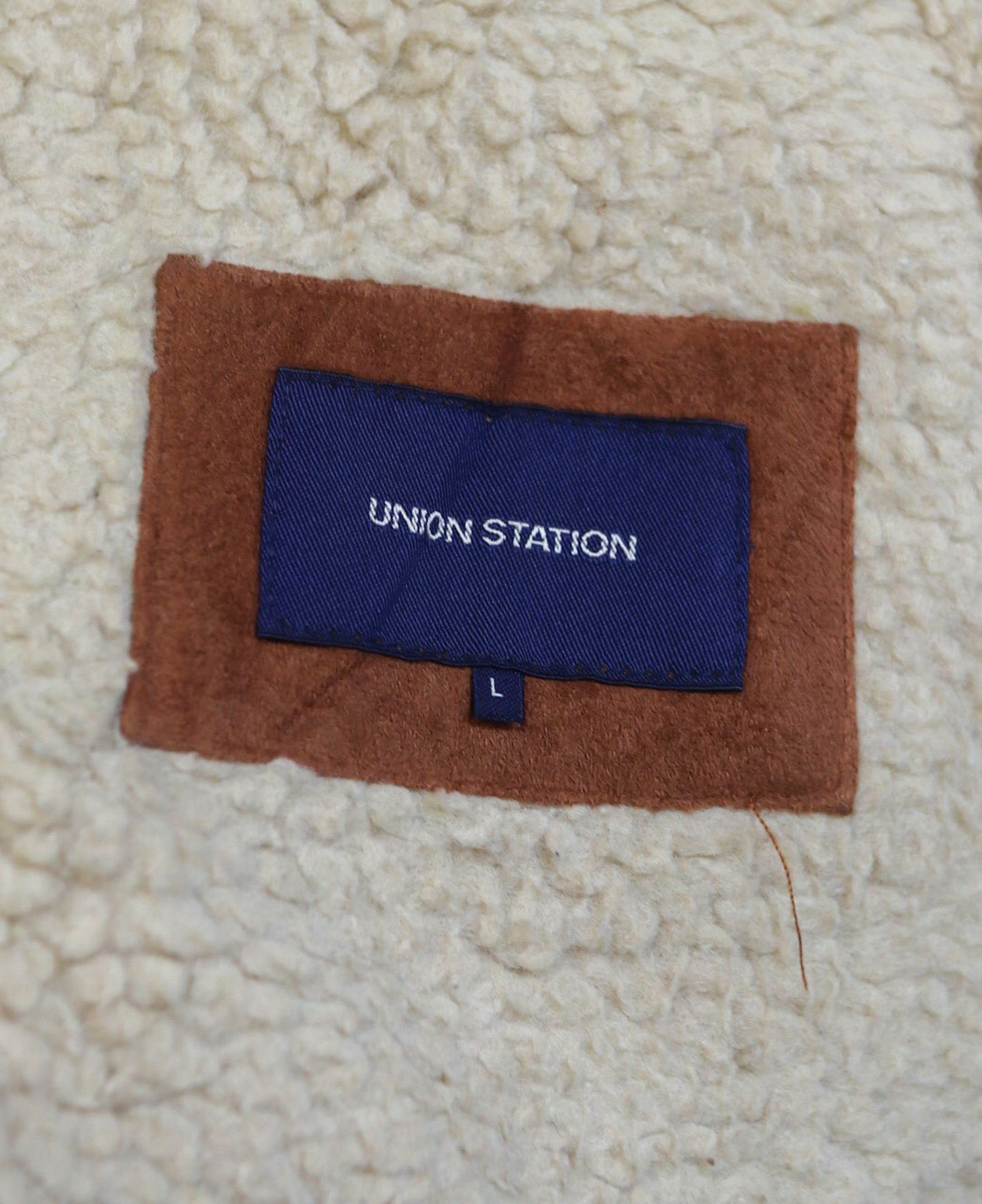 11.26.23 - VTG SHERPA LINED SUEDE JACKET - UNION STATION
