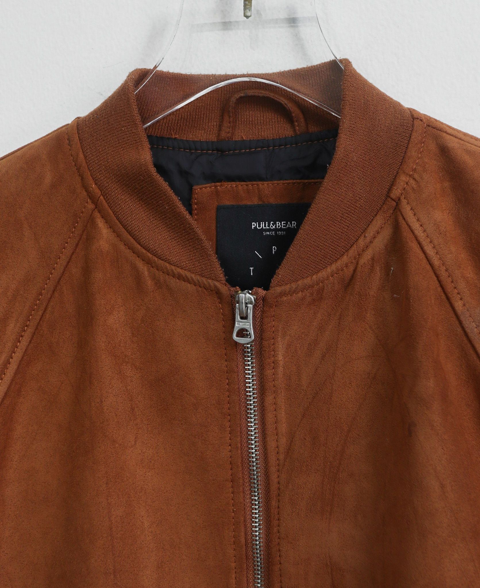 11.26.23 - VTG SUEDE BOMBER JACKET - PULL & BEAR