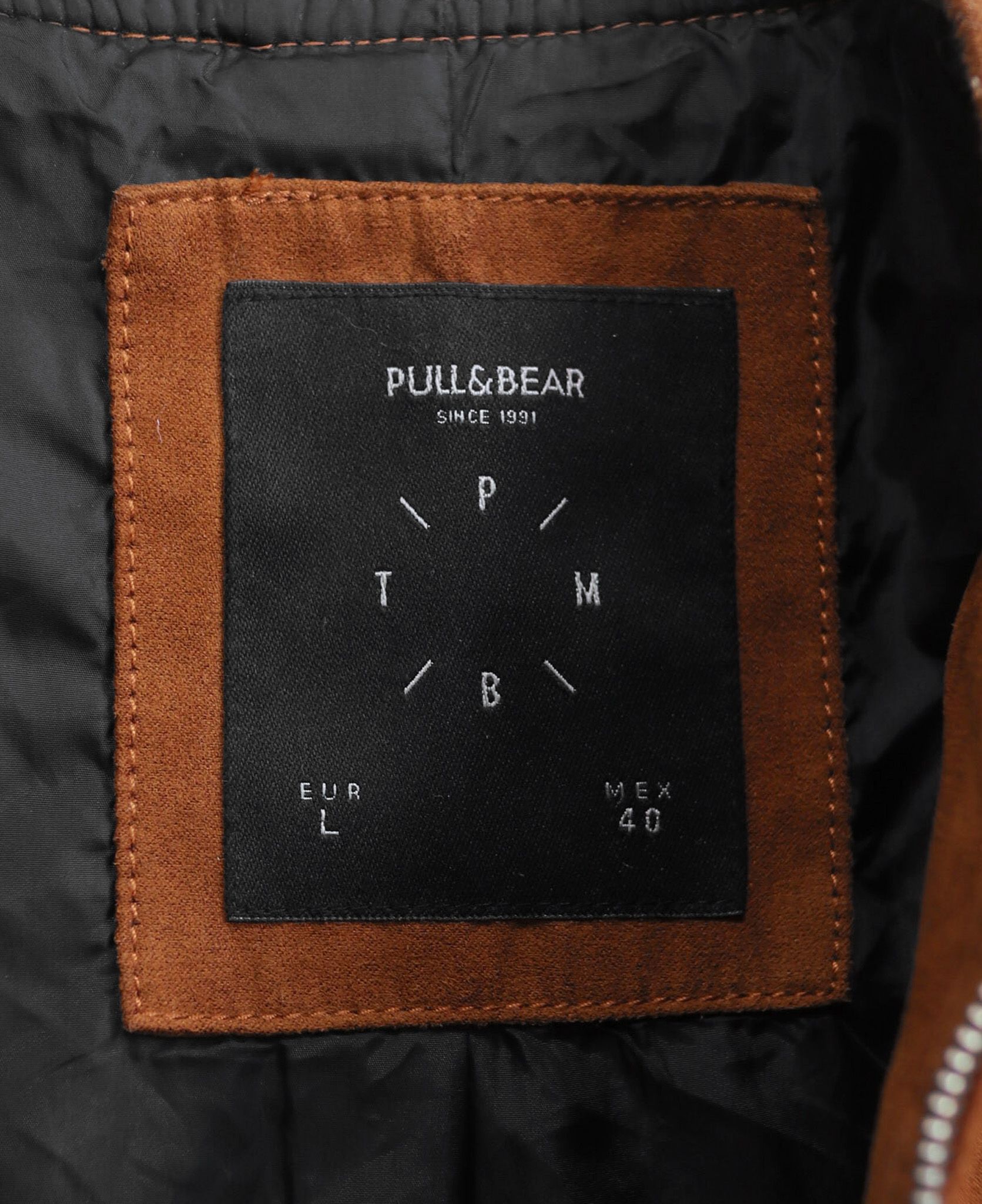 11.26.23 - VTG SUEDE BOMBER JACKET - PULL & BEAR