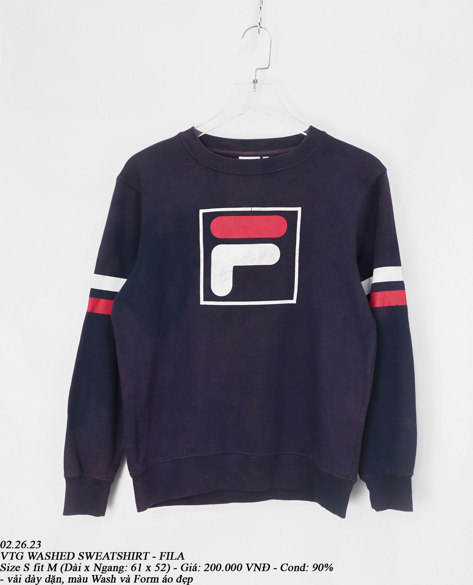 02.26.23 - VTG WASHED SWEATSHIRT - FILA