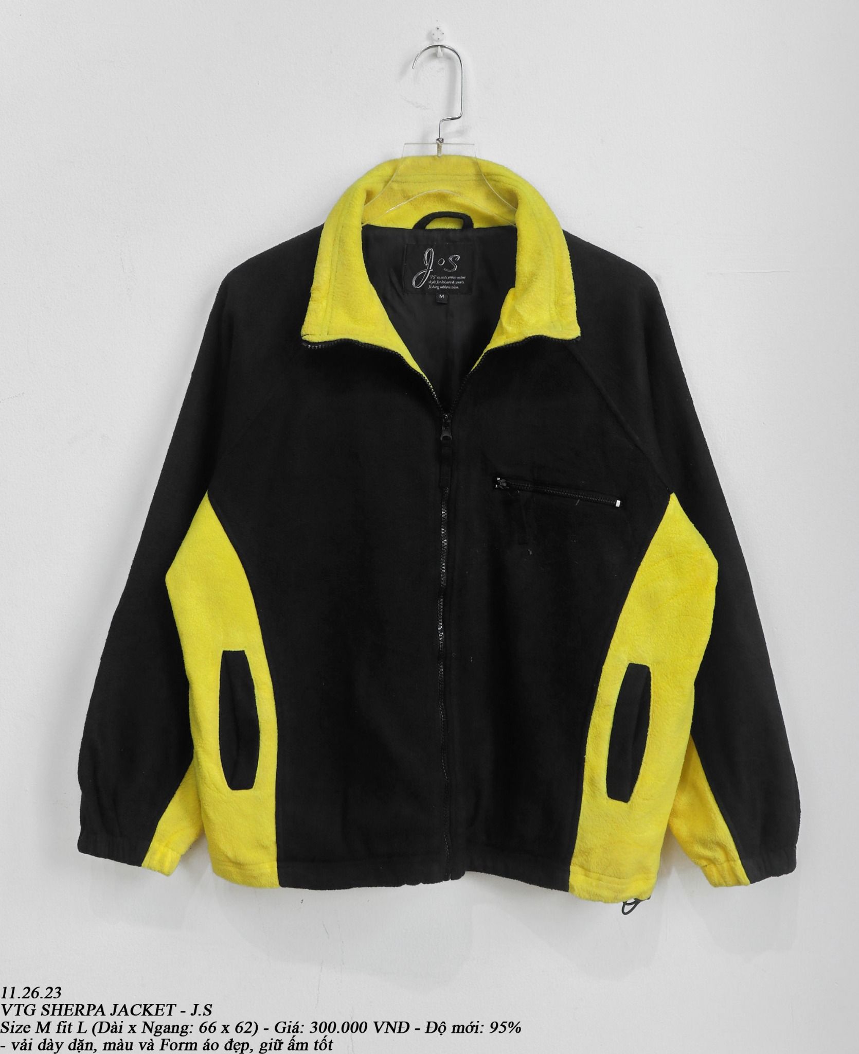 11.26.23 - VTG SHERPA JACKET - J.S
