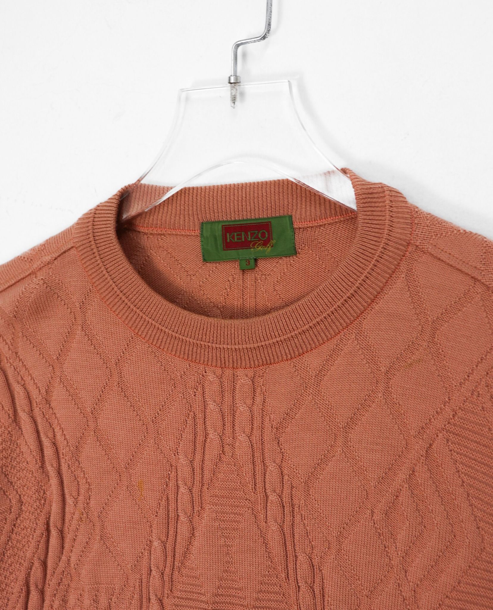 12.04.22 - VTG KNIT SWEATSHIRT - KENZO GOLF 90s