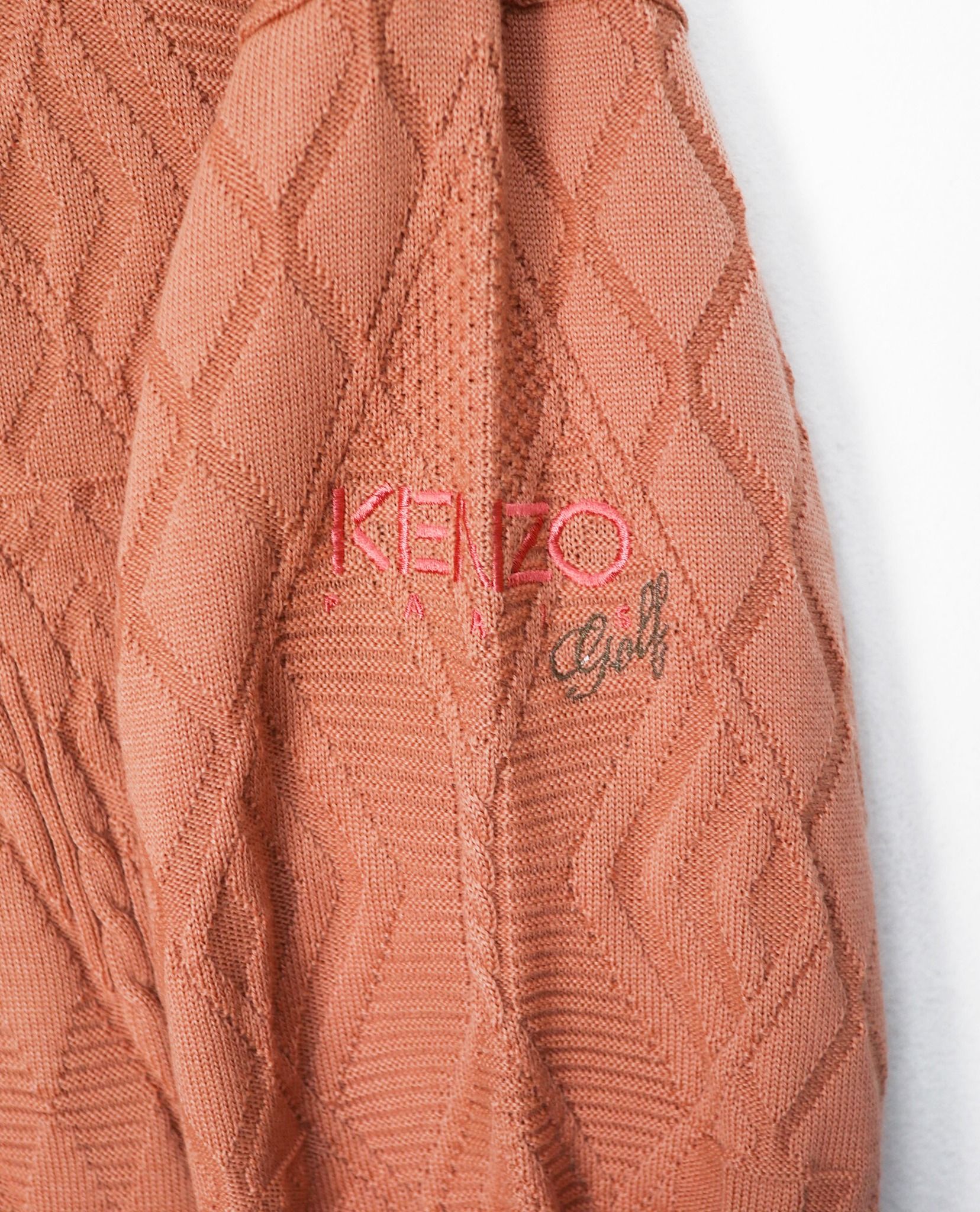 12.04.22 - VTG KNIT SWEATSHIRT - KENZO GOLF 90s