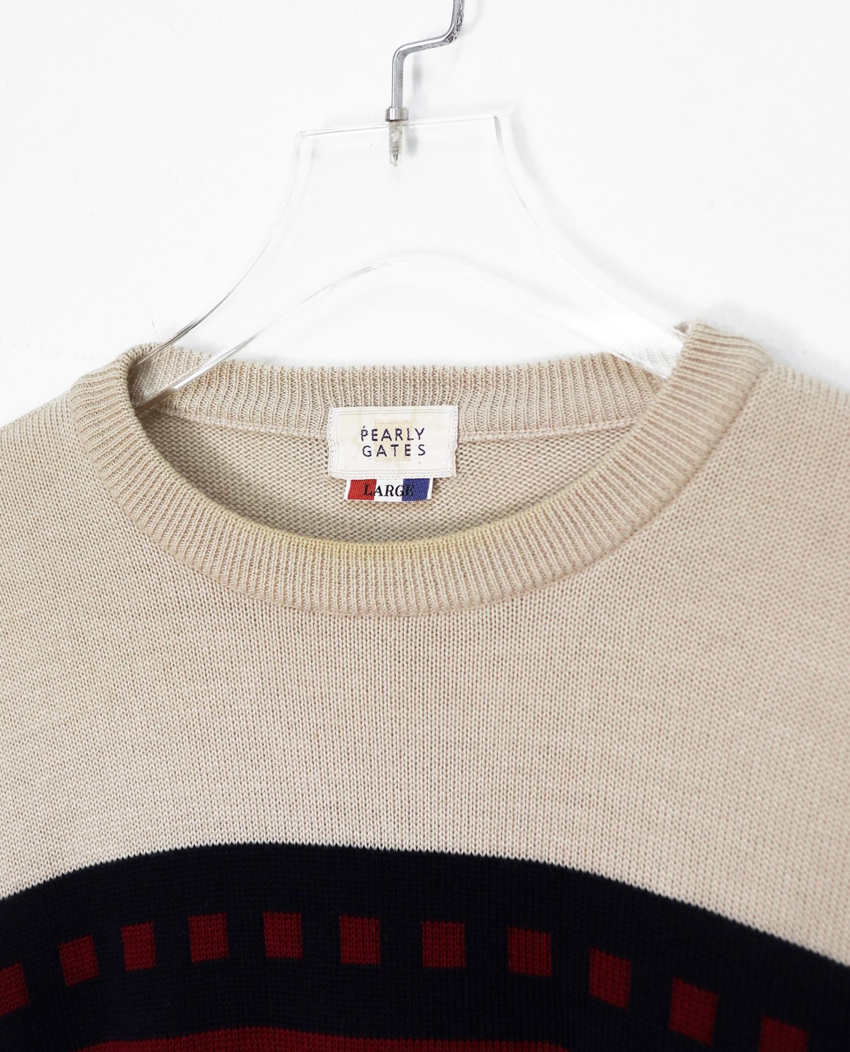 12.04.22 - VTG KNIT SWEATSHIRT - PEARLY GATES 90s