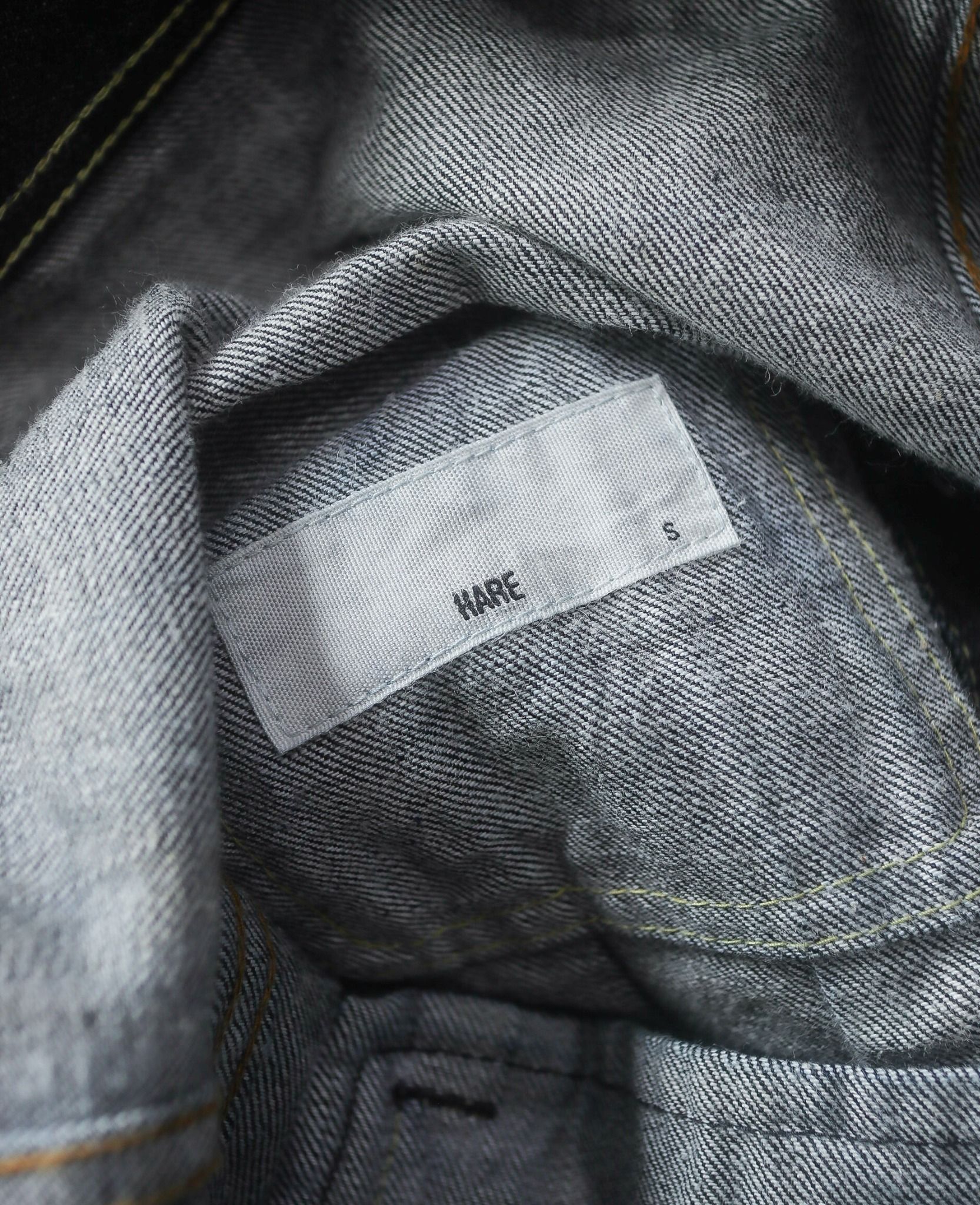 05.31.24 - VTG CROPPED TRUCKER DENIM JACKET - HARE