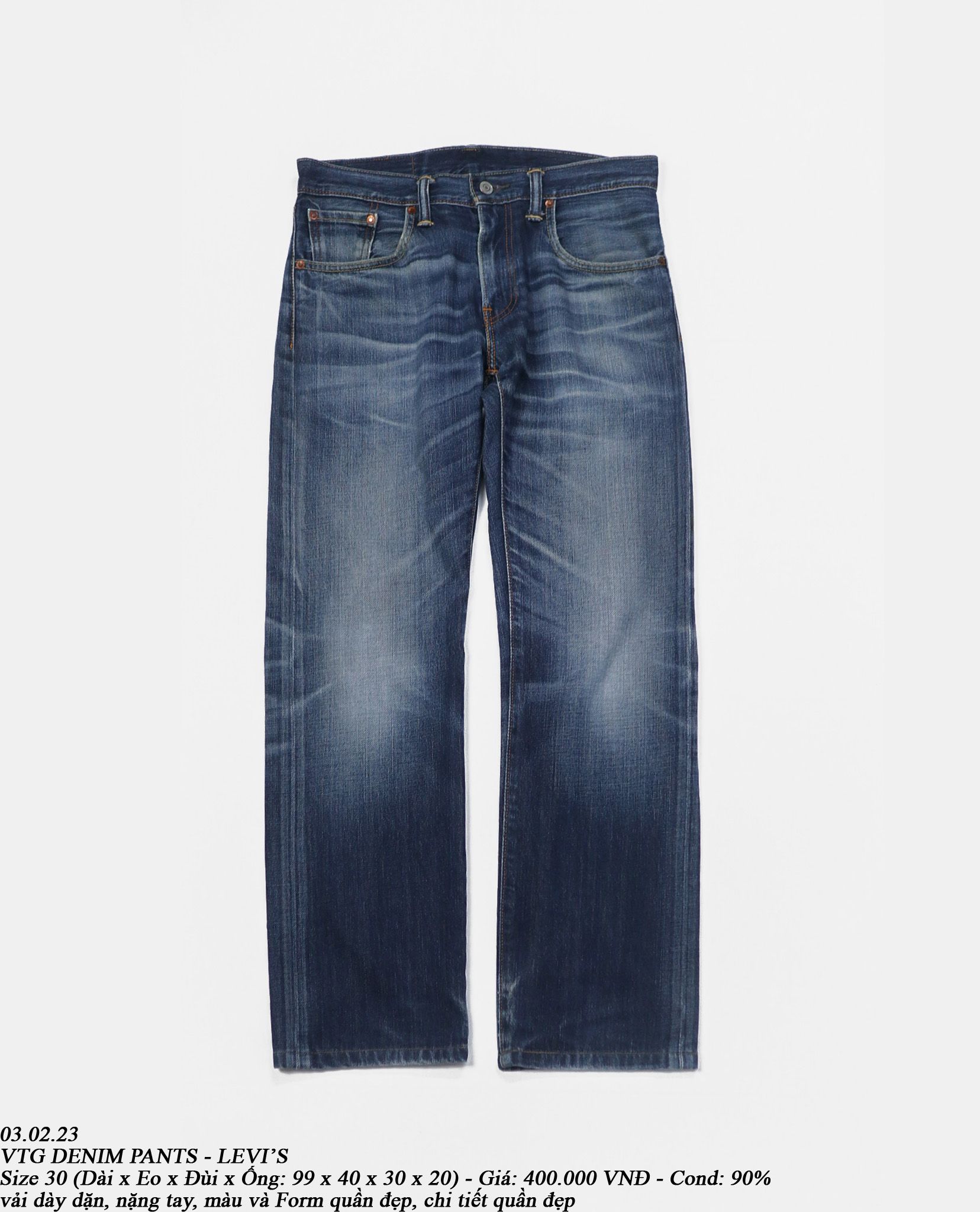 03.02.23 - VTG DENIM PANTS - LEVI'S