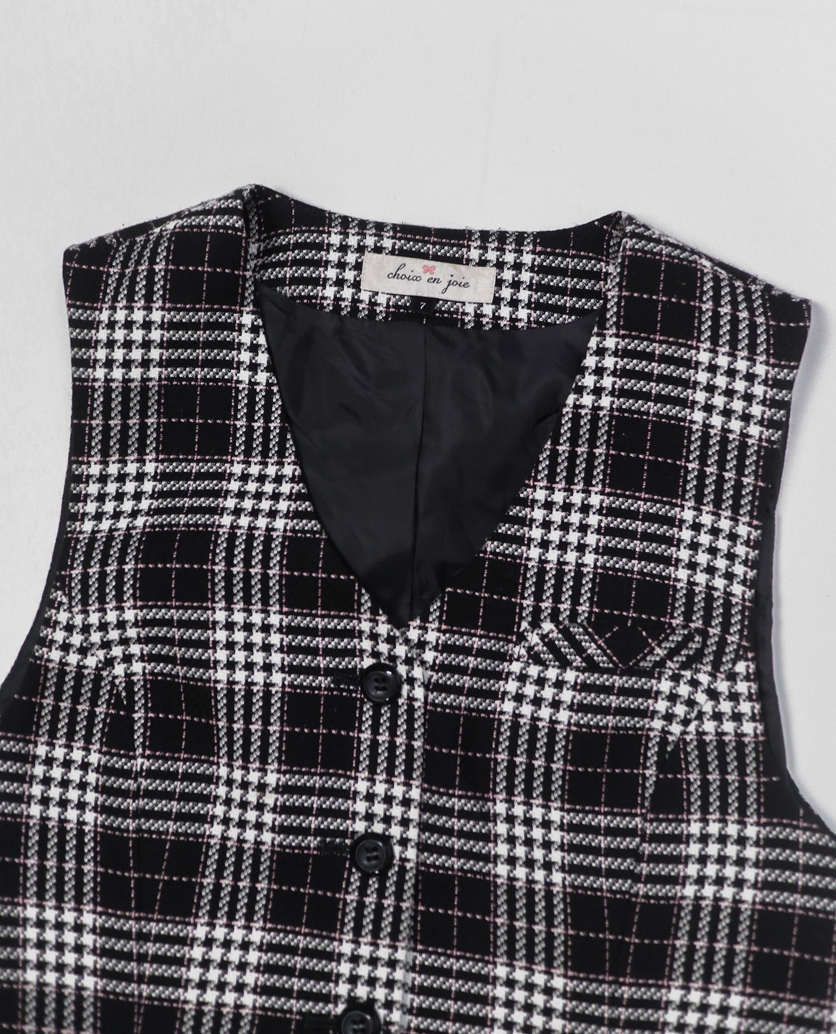 02.28.23 - VTG WOOL WAISTCOAT JACKET - CHOIX EN JOIE