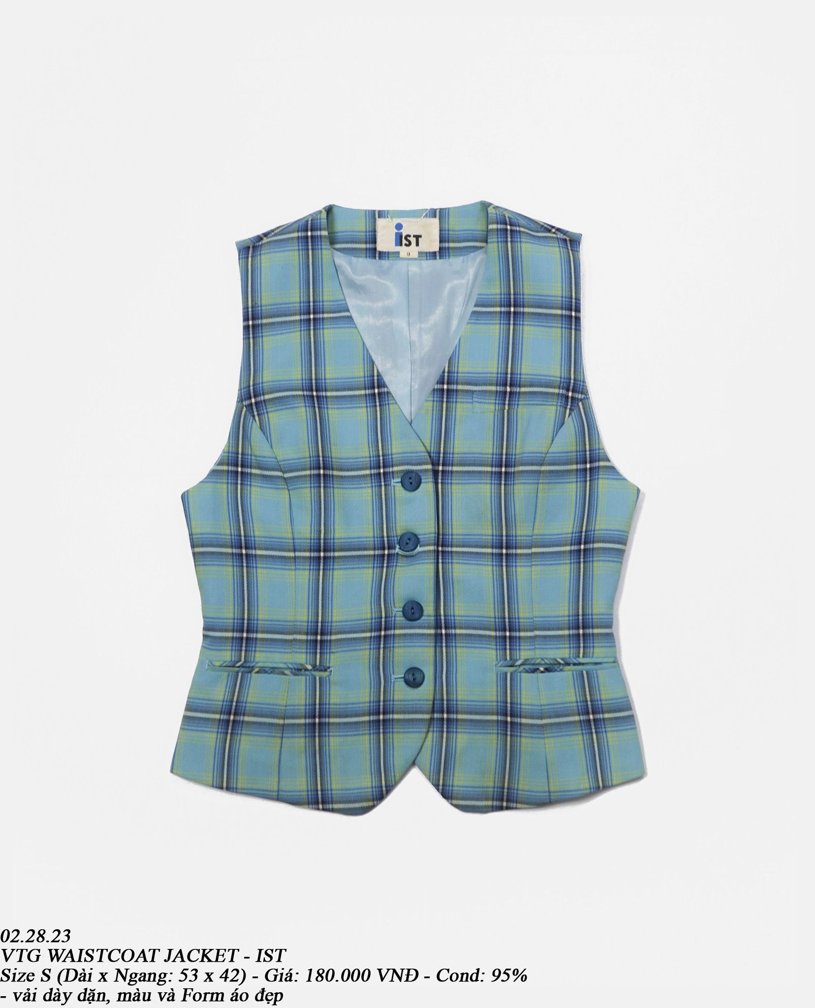 02.28.23 - VTG WAISTCOAT JACKET - IST