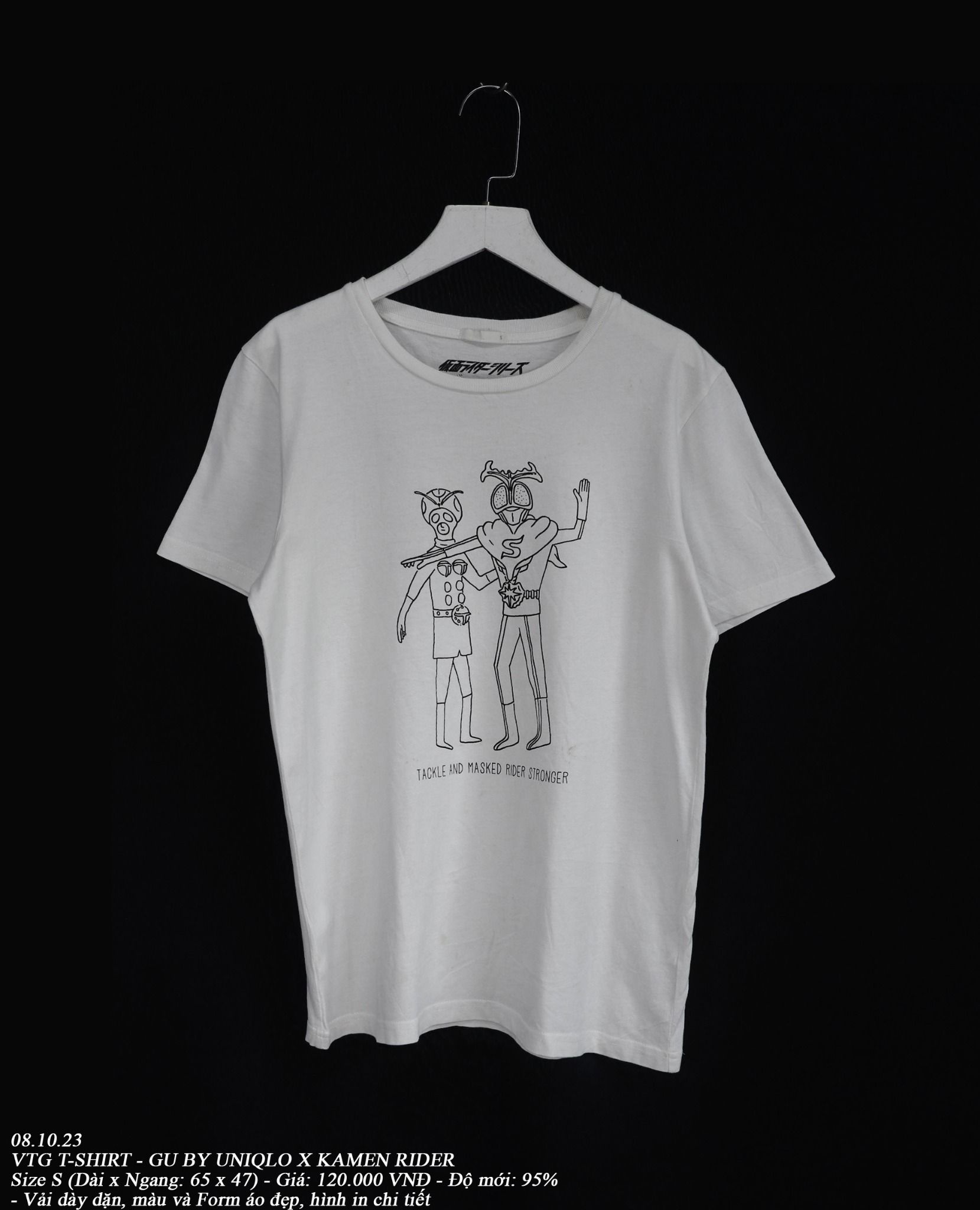 08.10.23 - VTG T-SHIRT - GU by UNIQLO X KAMEN RIDER