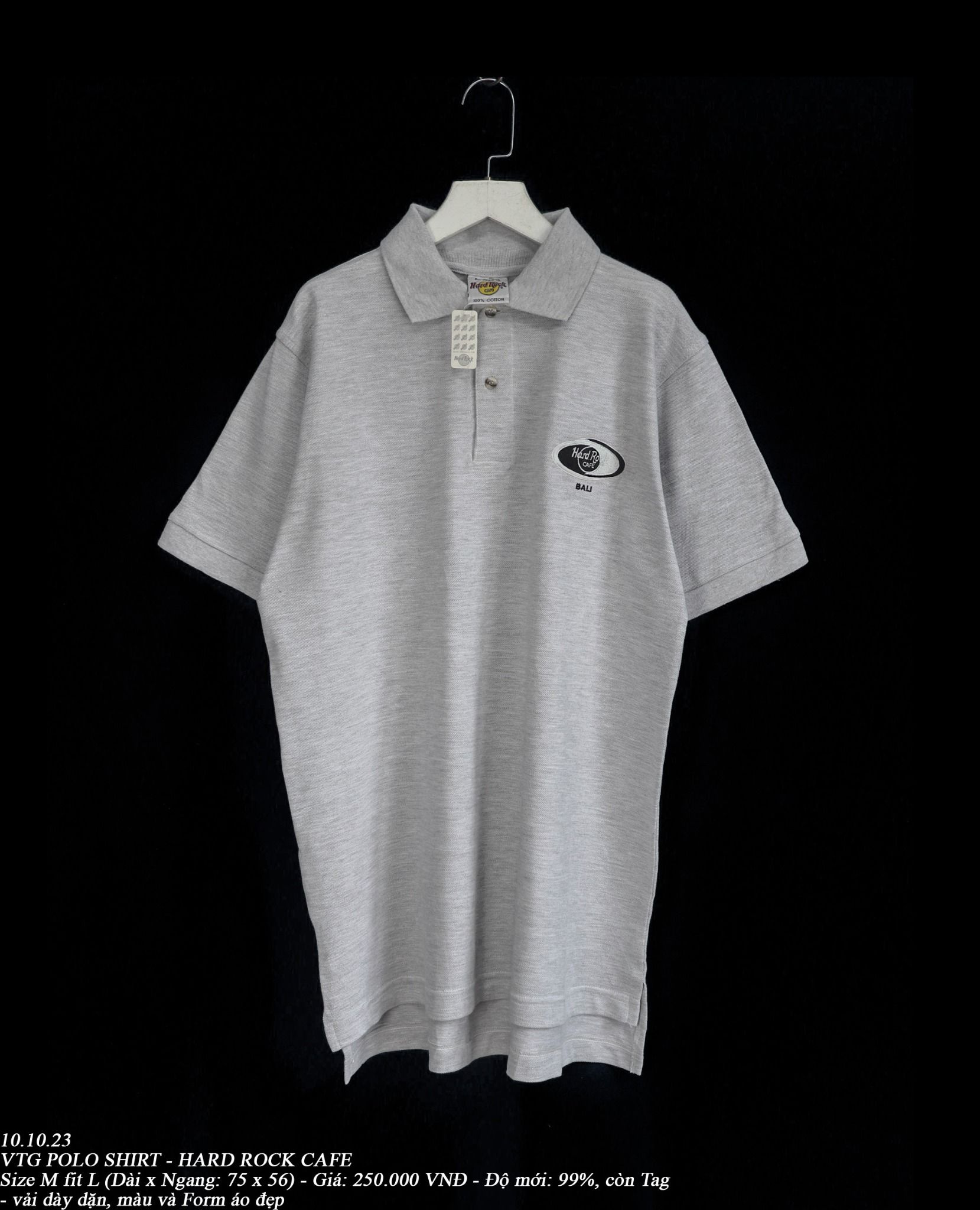 10.10.23 - VTG POLO SHIRT - HARD ROCK CAFE