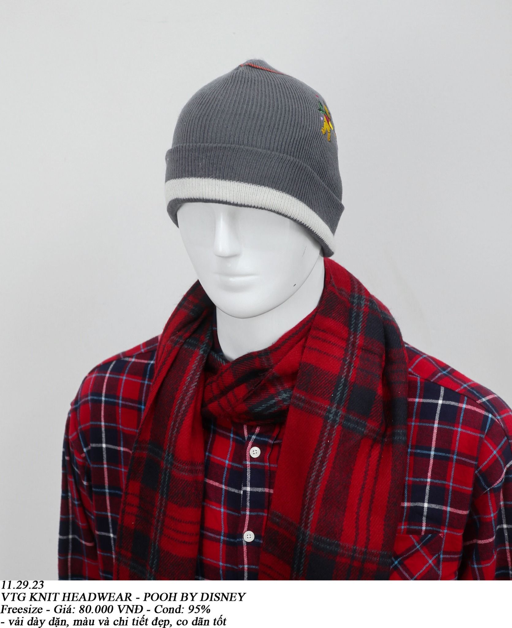 11.29.23 - VTG HEADWEAR - POOH BY DISNEY