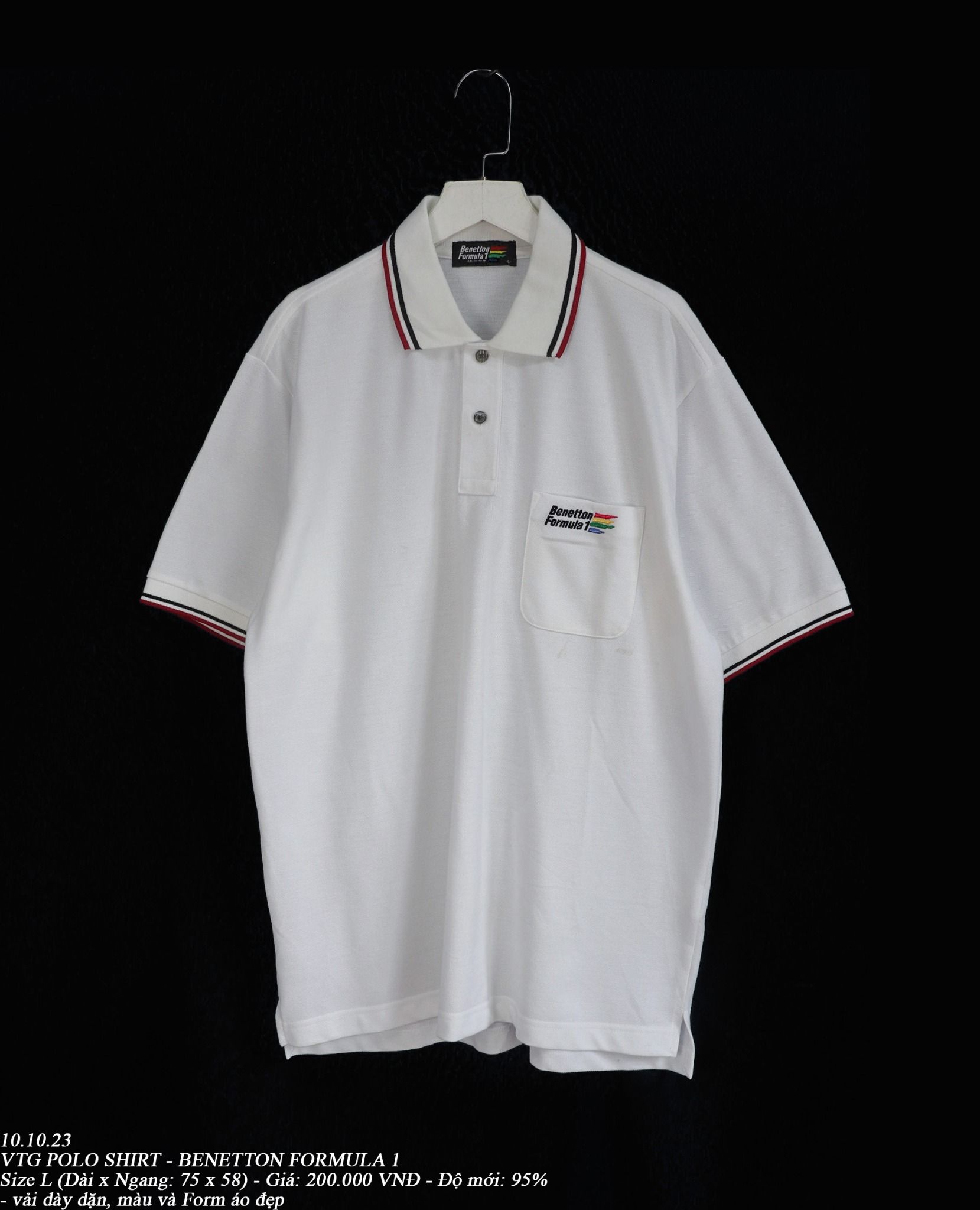 10.10.23 - VTG POLO SHIRT - BENETTON FORMULA 1