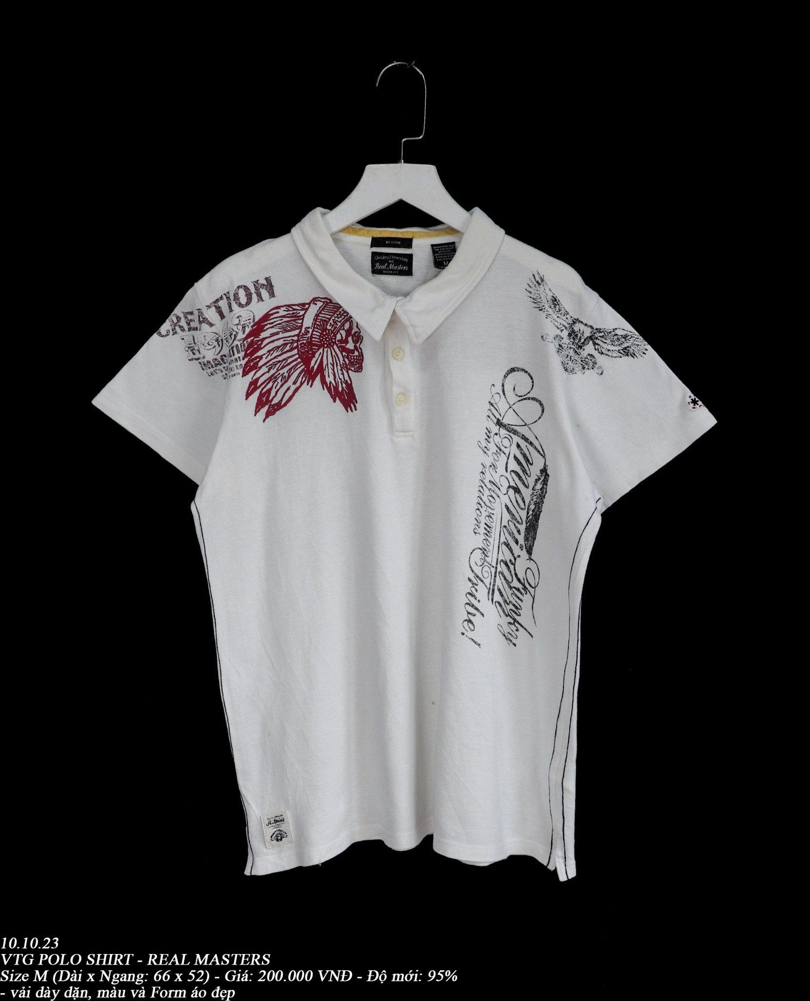 10.10.23 - VTG POLO SHIRT - REAL MASTERS