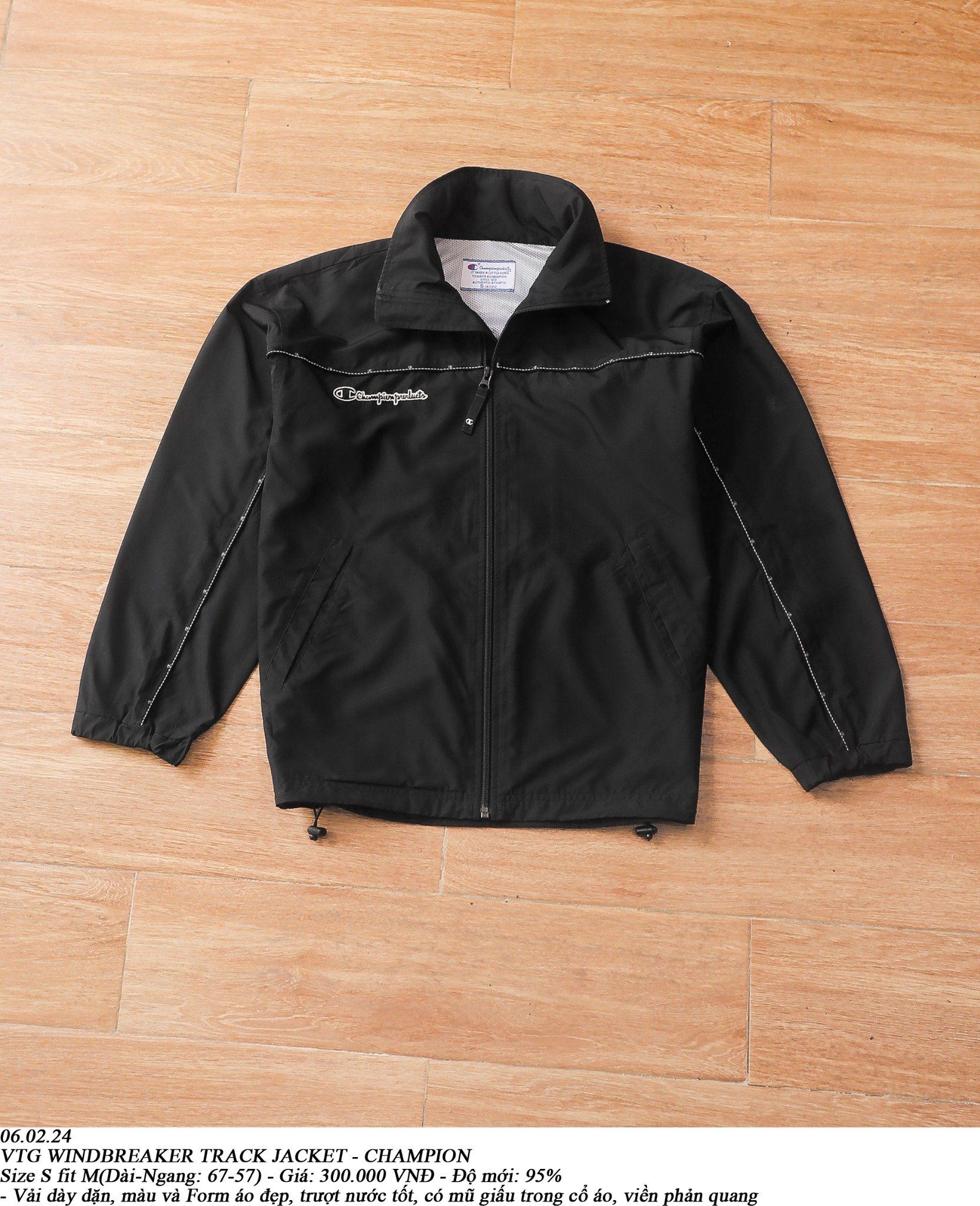 06.02.24 - VTG WINDBREAKER TRACK JACKET - CHAMPION
