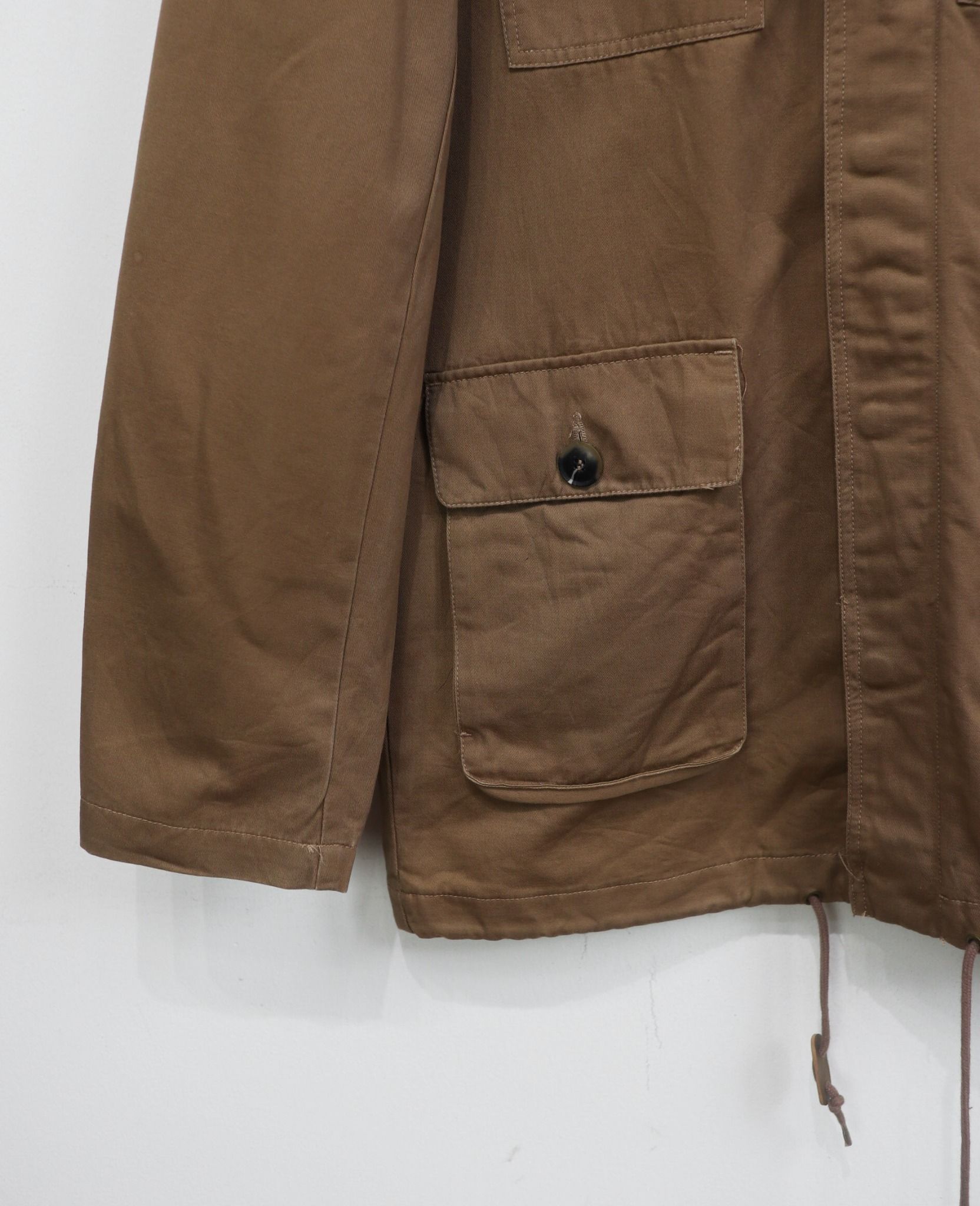 01.14.24 - VTG DENIM MILITARY PARKA JACKET - STRAY