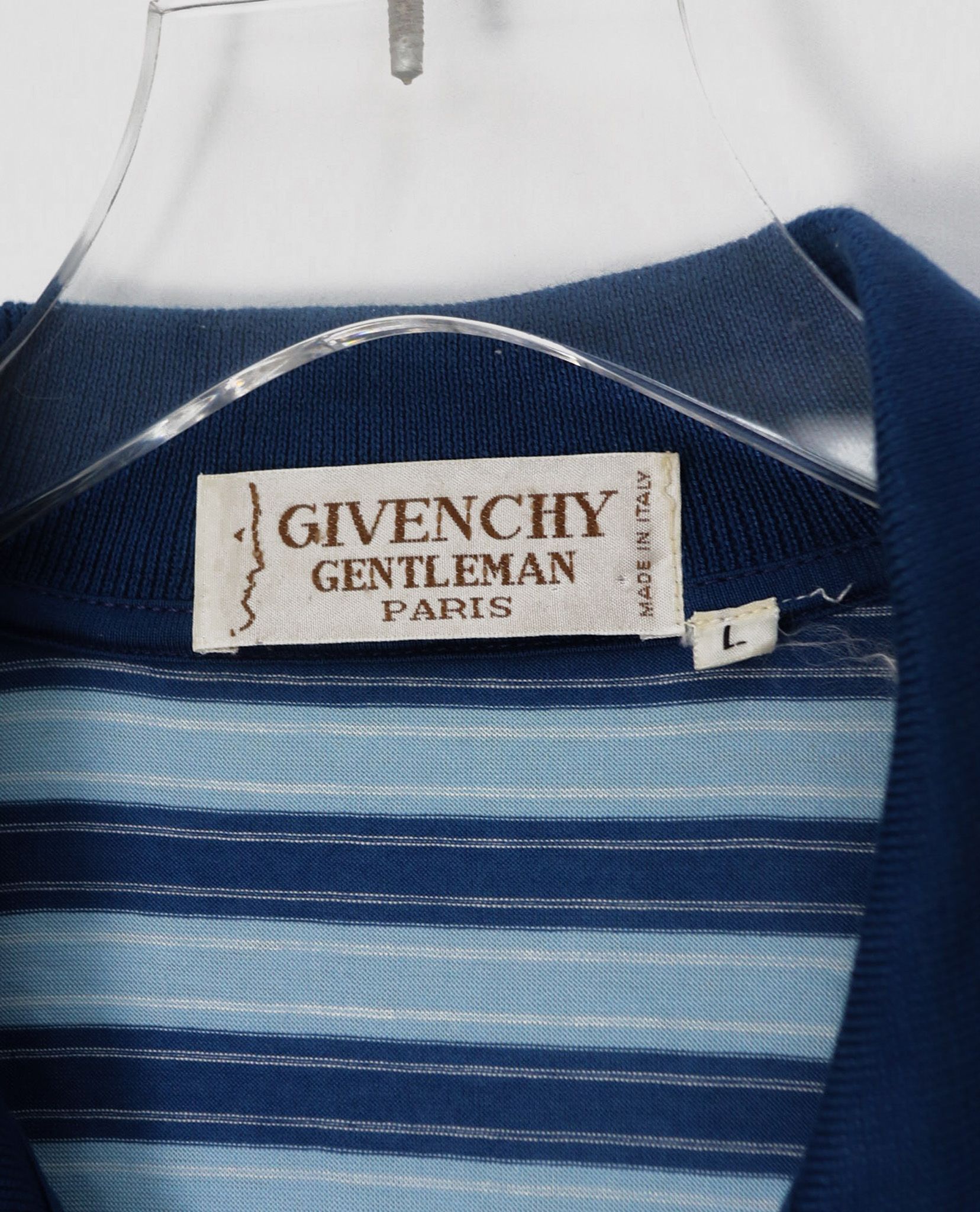03.02.23 - VTG LONGSLEEVE POLO SHIRT - GIVENCHY GENTLEMAN PARIS 90s