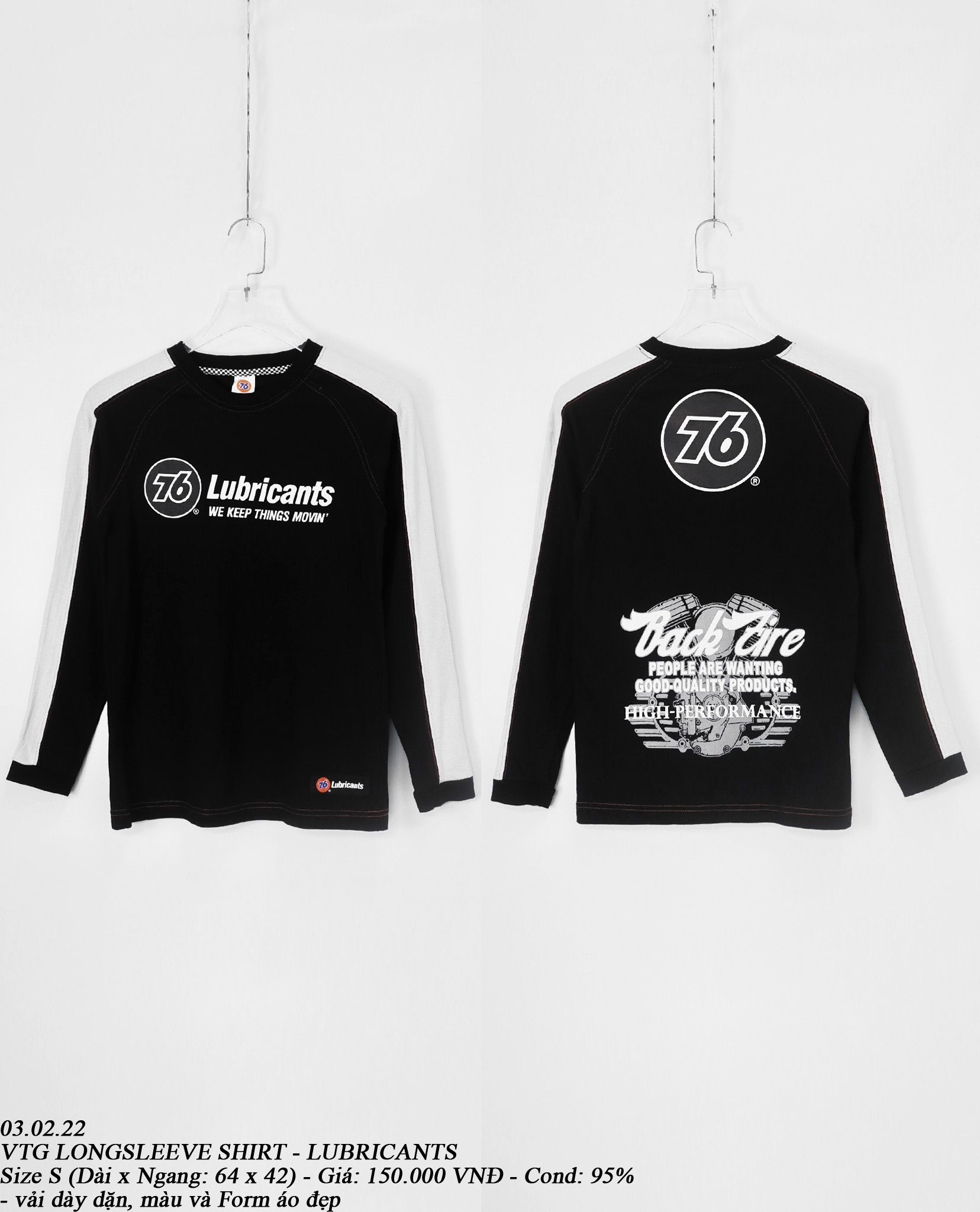 03.02.23 - VTG LONGSLEEVE SHIRT - LUBRICANTS