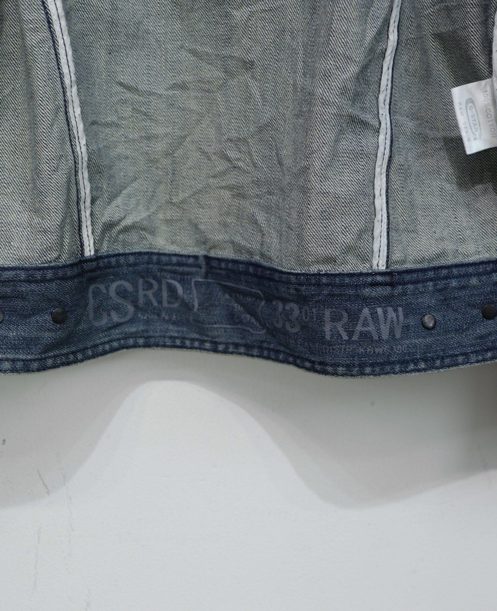 01.14.24 - VTG DENIM BIKER JACKET - G-STAR RAW