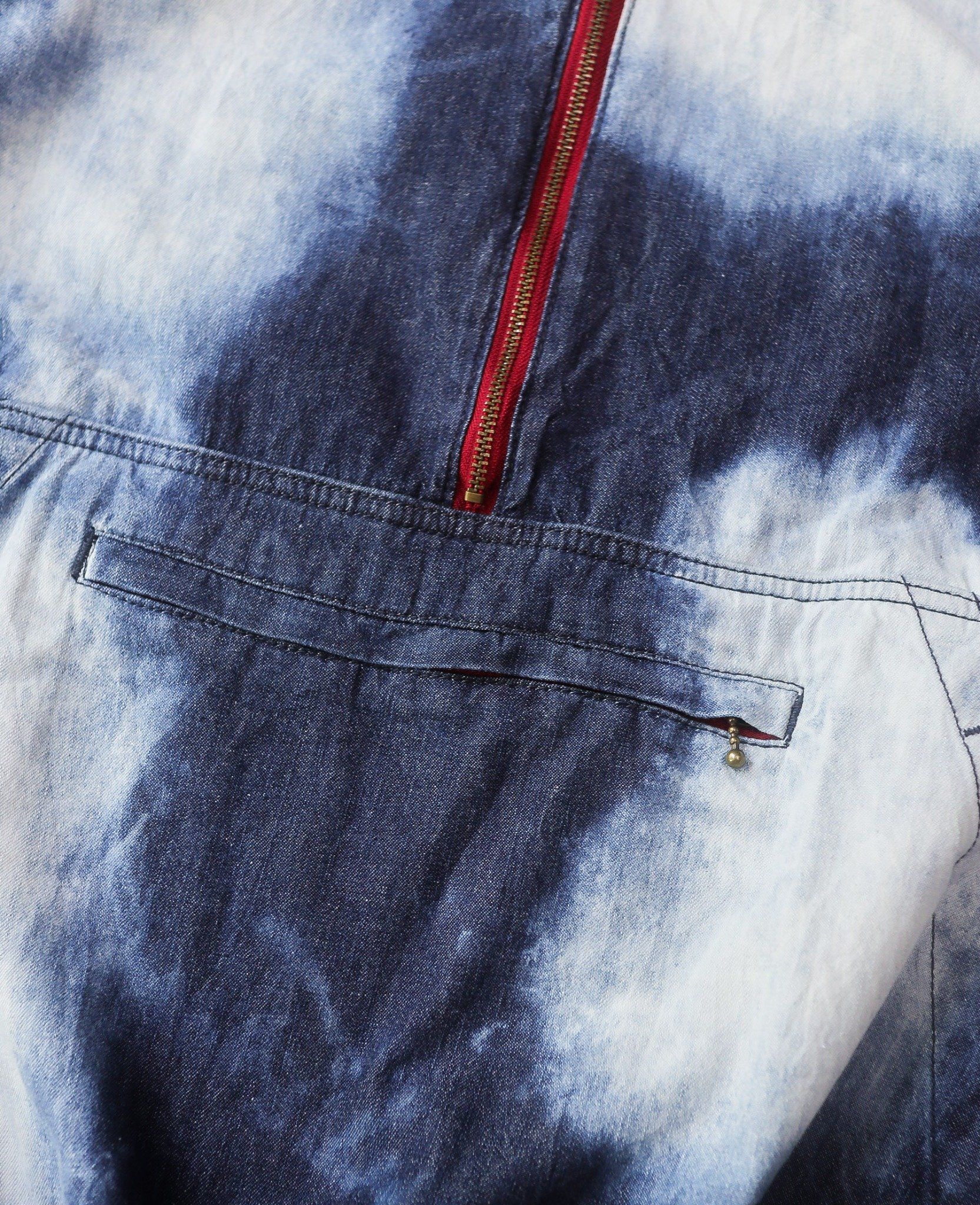06.02.24 - VTG DENIM QUARTER ZIP JACKET - BLUE B