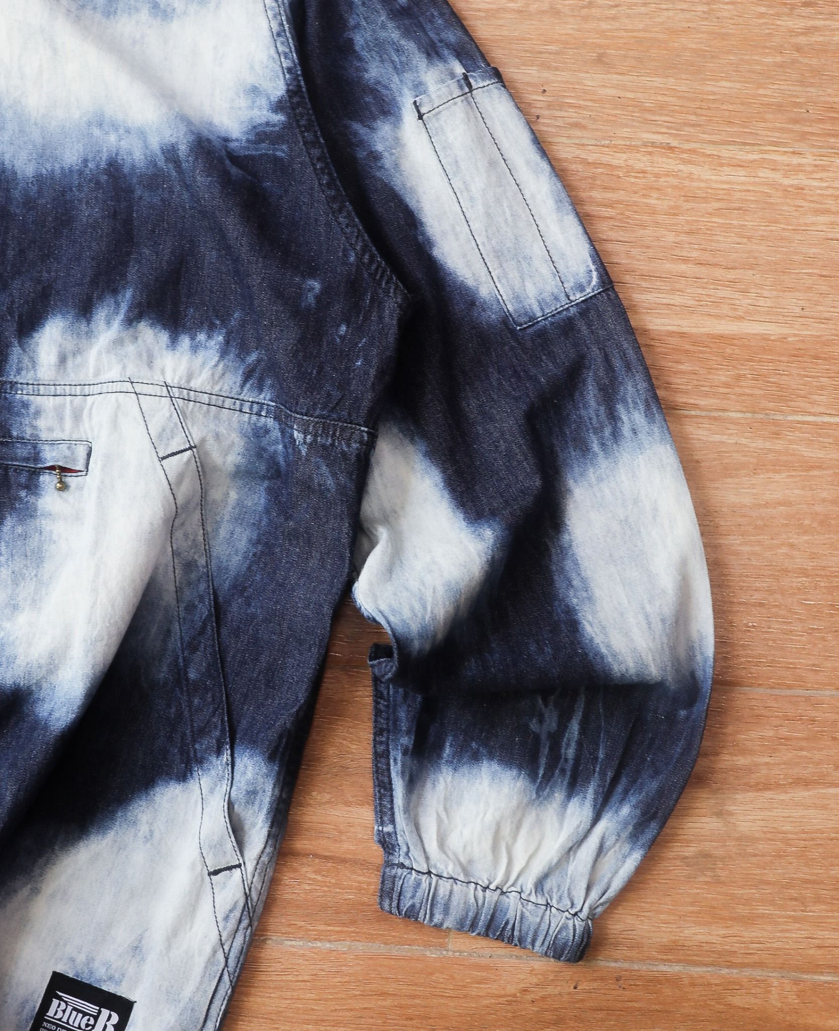06.02.24 - VTG DENIM QUARTER ZIP JACKET - BLUE B