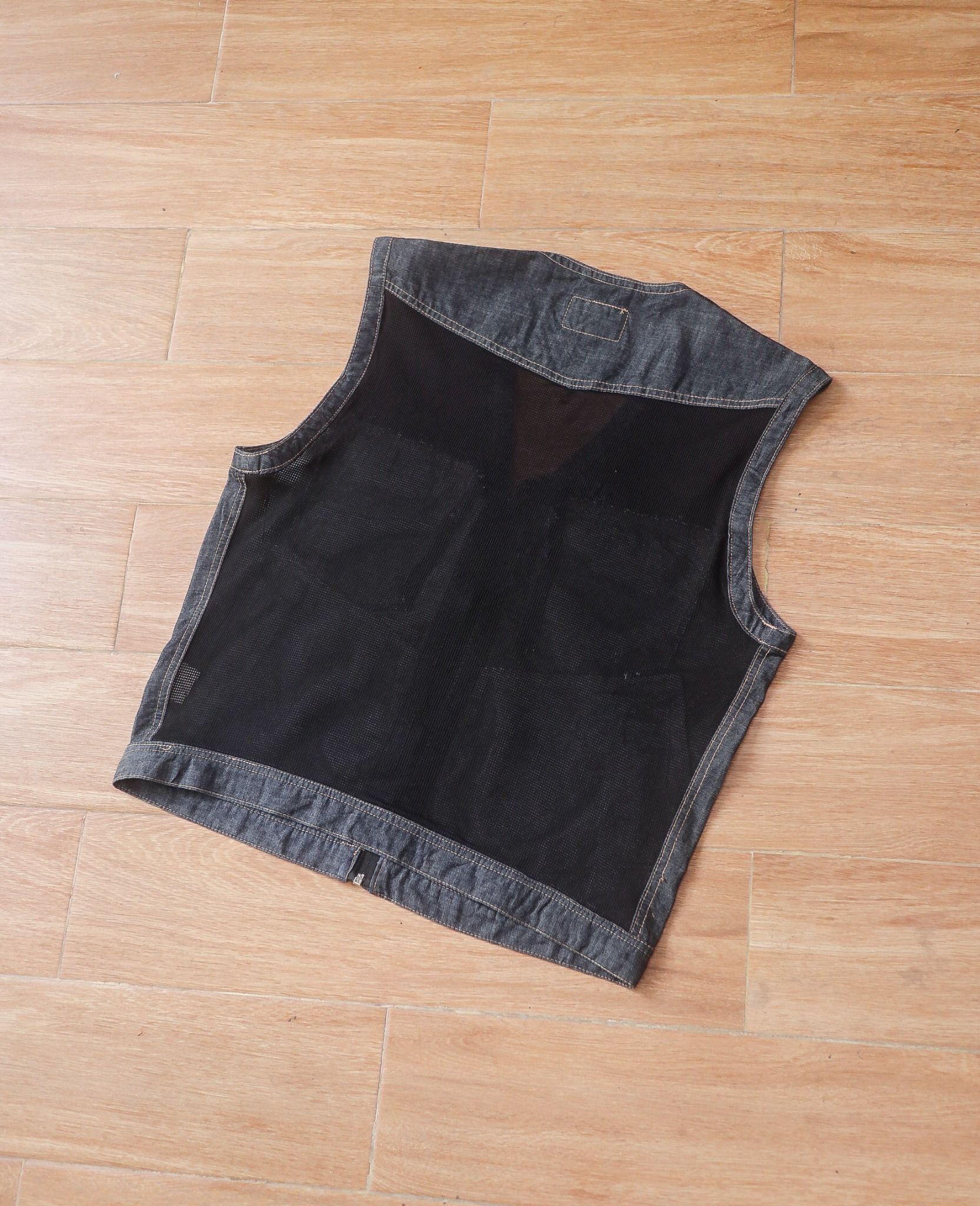 06.02.24 - VTG DENIM FISHING VEST JACKET - EVENRIVER