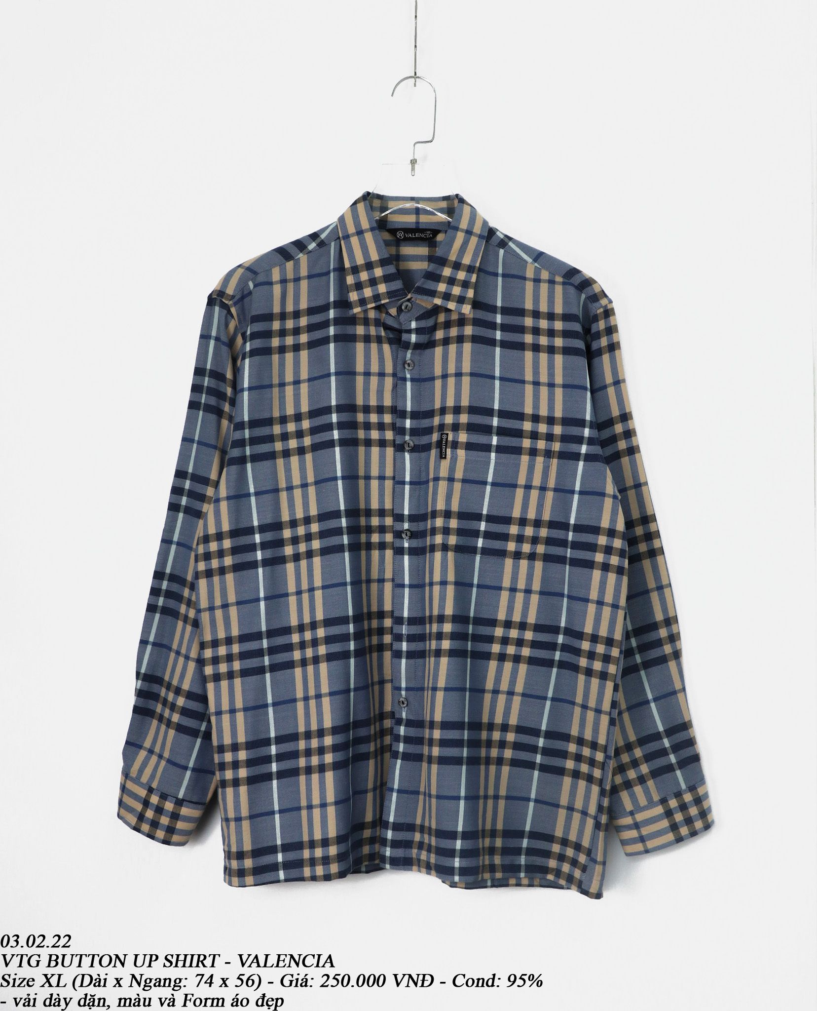 03.02.23 - VTG BUTTON UP SHIRT - VALENCIA
