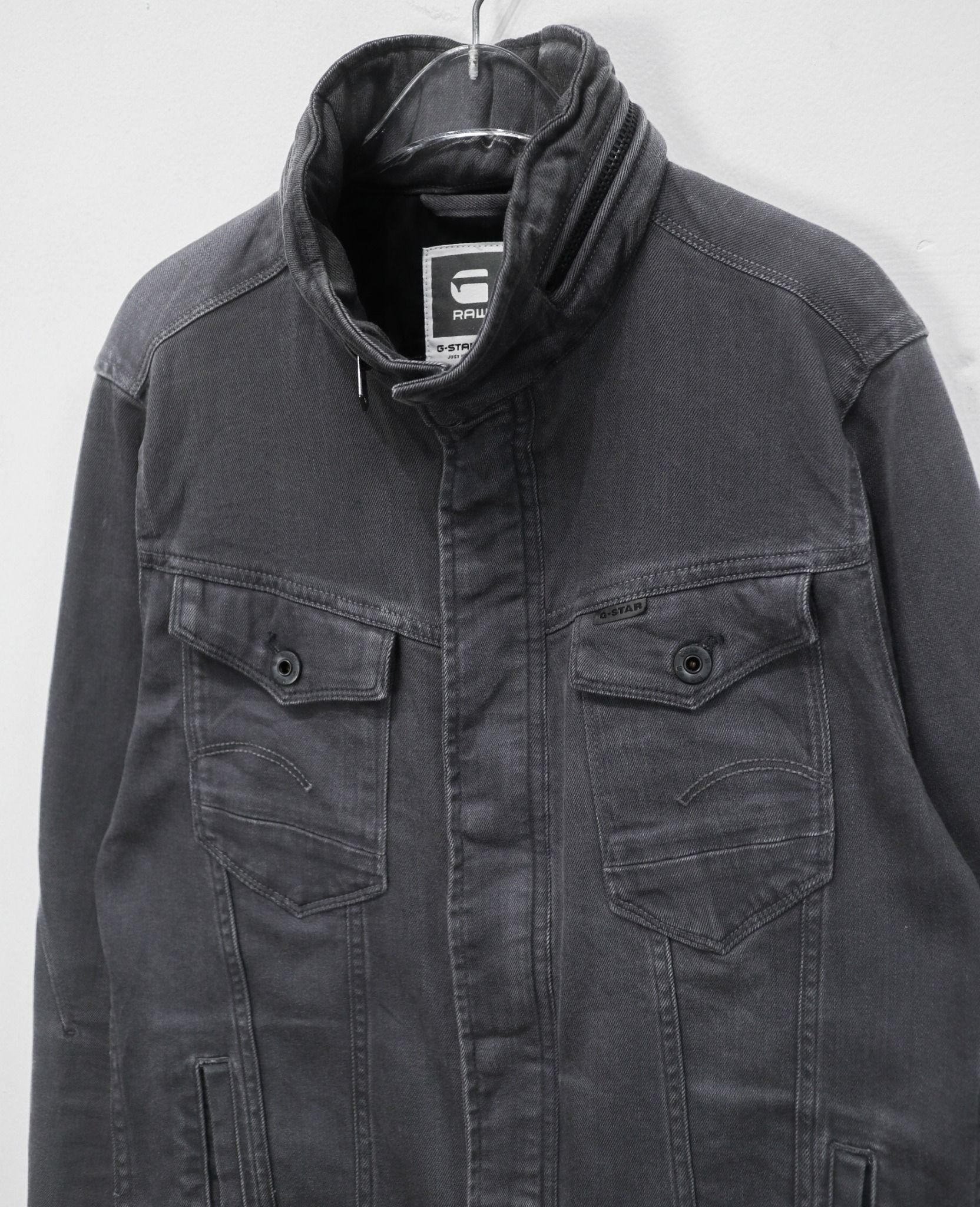 01.14.24 - VTG DENIM BIKER JACKET - G-STAR RAW