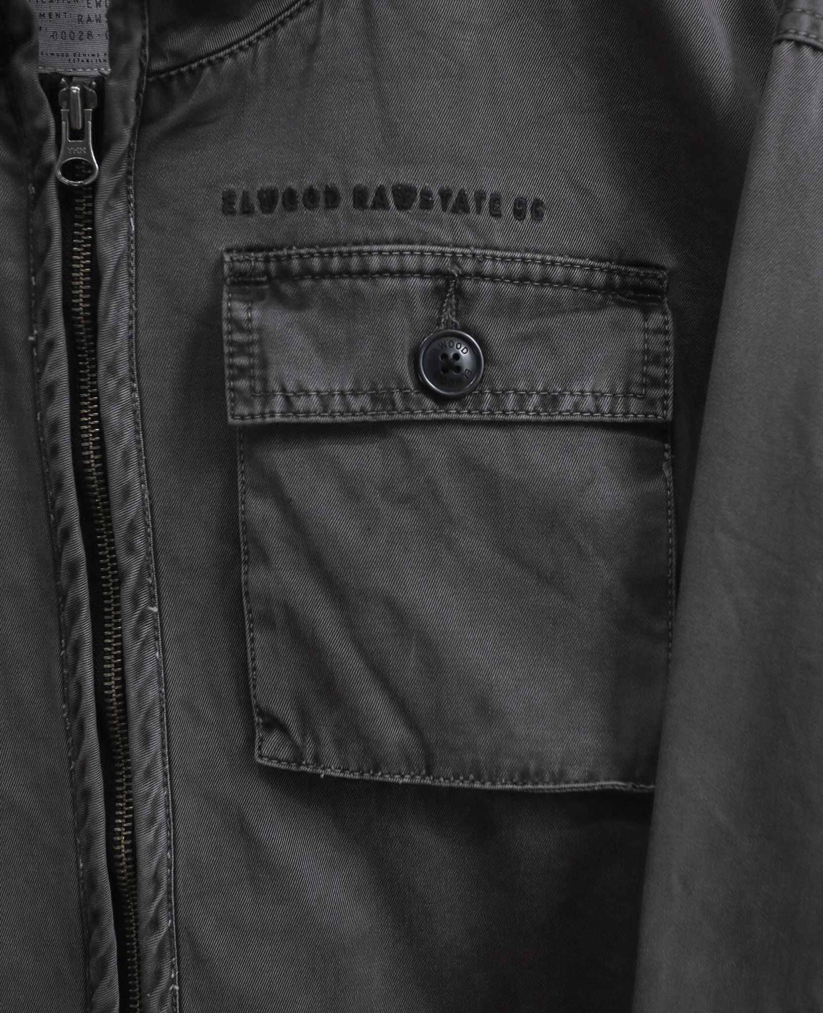 01.14.24 - VTG DENIM BIKER JACKET - ELWOOD RAW STATE