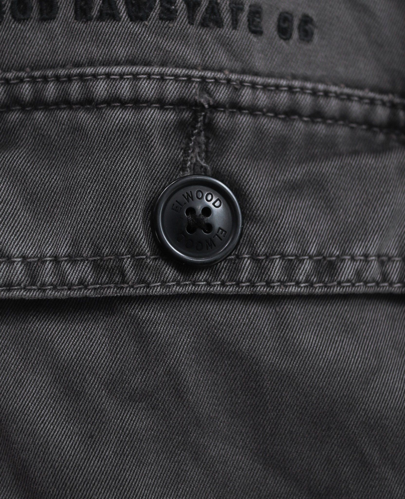 01.14.24 - VTG DENIM BIKER JACKET - ELWOOD RAW STATE