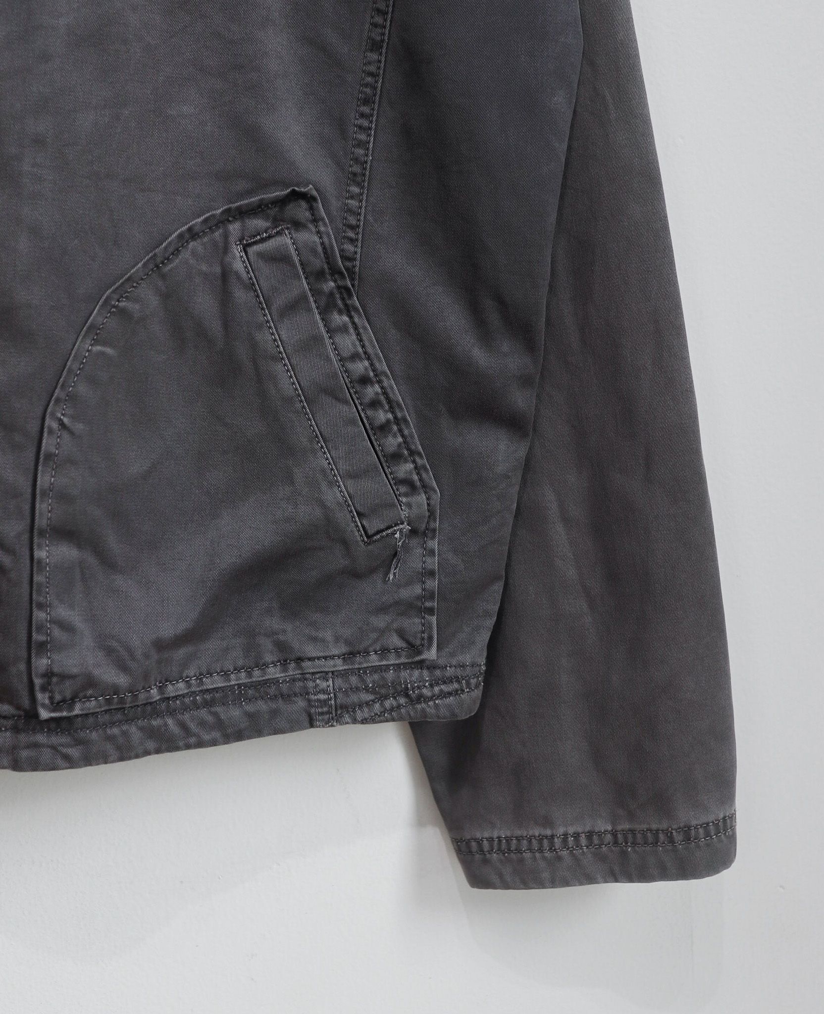 01.14.24 - VTG DENIM BIKER JACKET - ELWOOD RAW STATE
