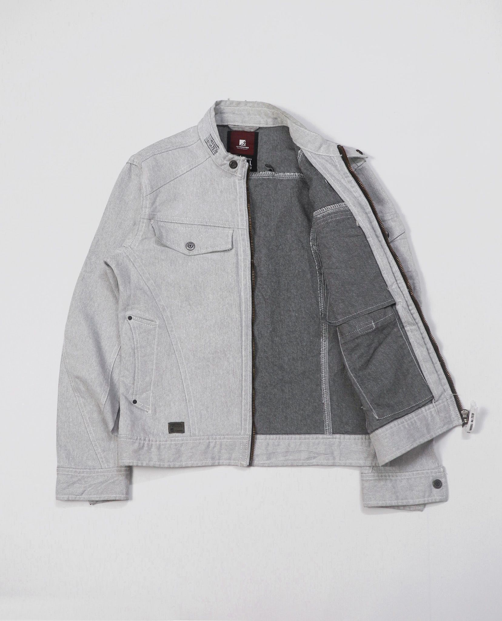 03.02.23 - VTG CROPPED TWILL RIDER JACKET - I'Z FRONTIER