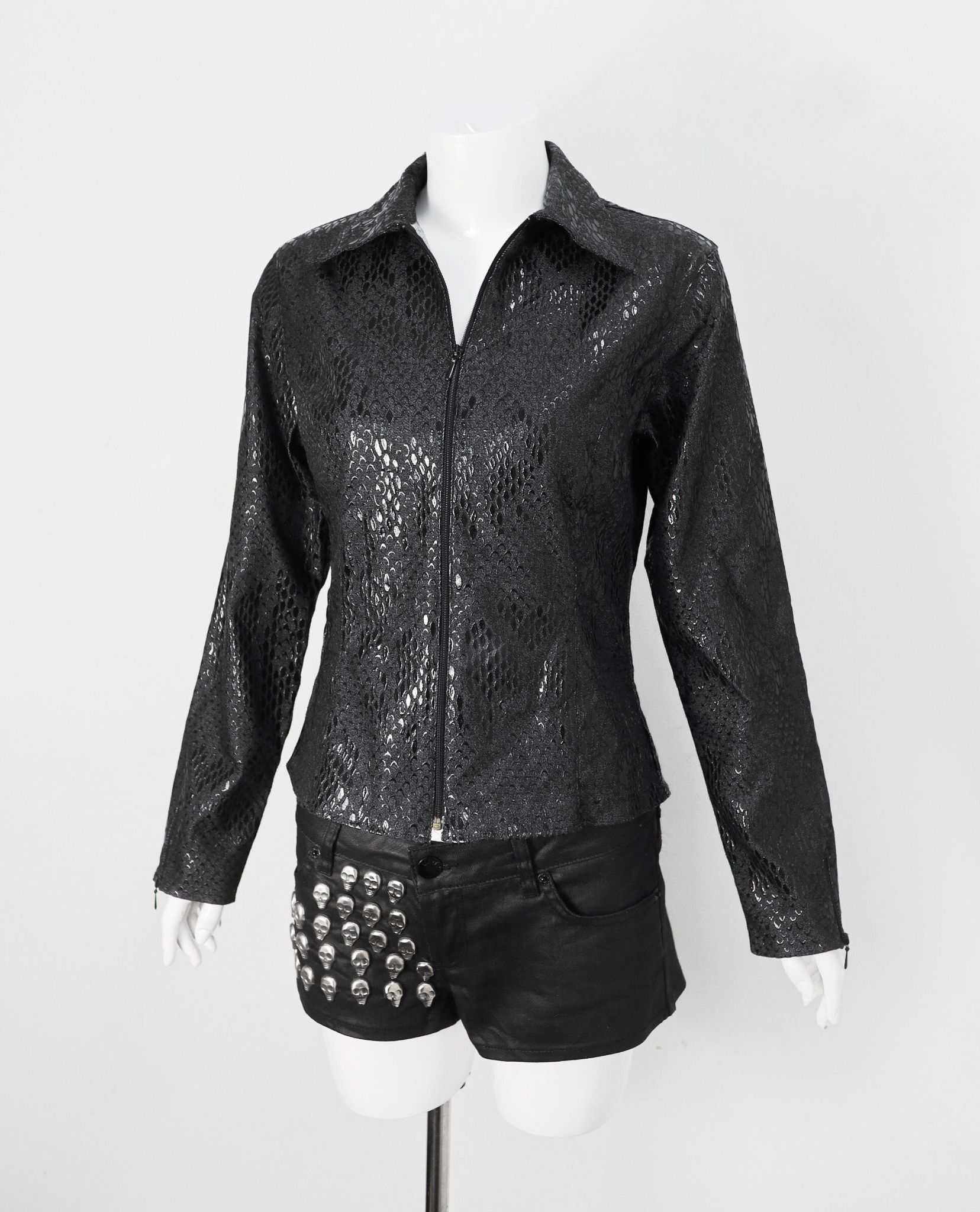 11.30.22 - VTG CROPPED BLOUSON JACKET - ANNE FONTAINE PARIS