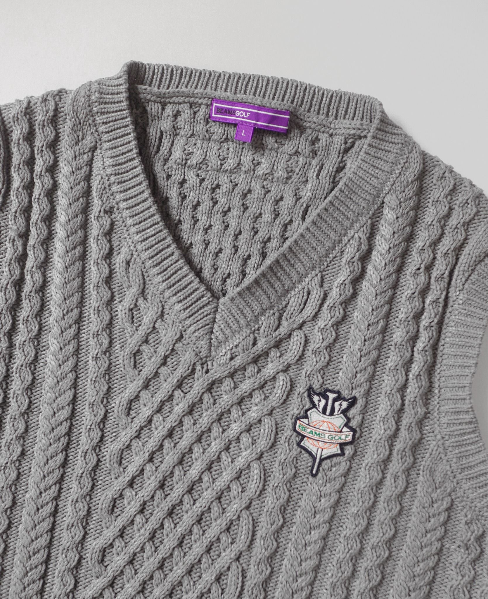 12.19.23 - VTG KNIT VEST - BEAM GOLF