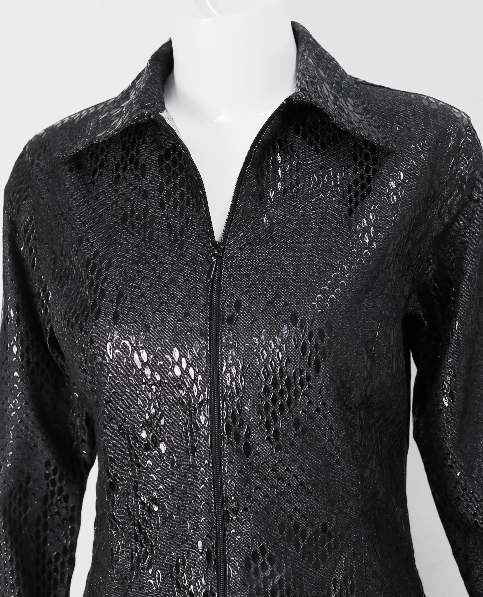11.30.22 - VTG CROPPED BLOUSON JACKET - ANNE FONTAINE PARIS