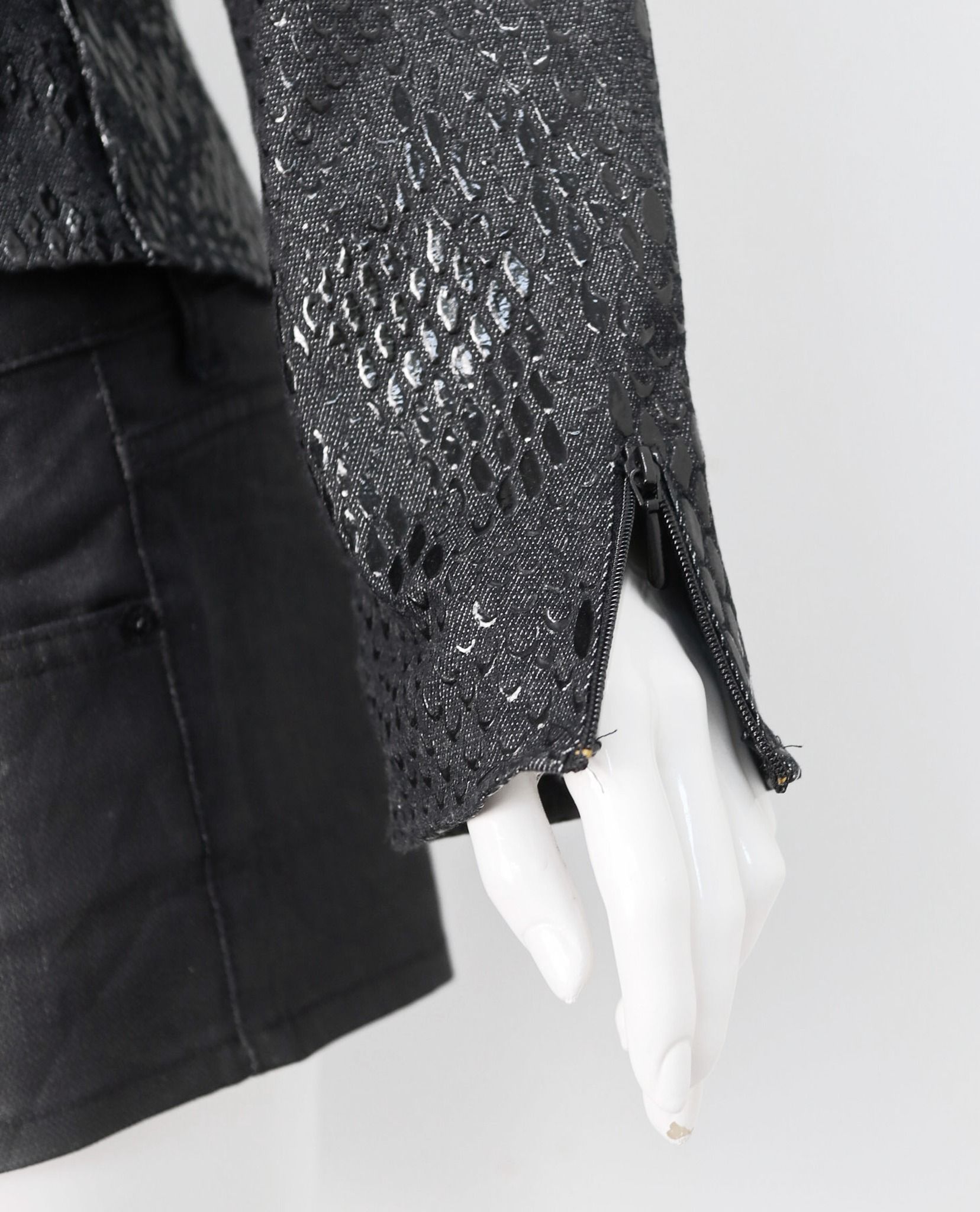 11.30.22 - VTG CROPPED BLOUSON JACKET - ANNE FONTAINE PARIS