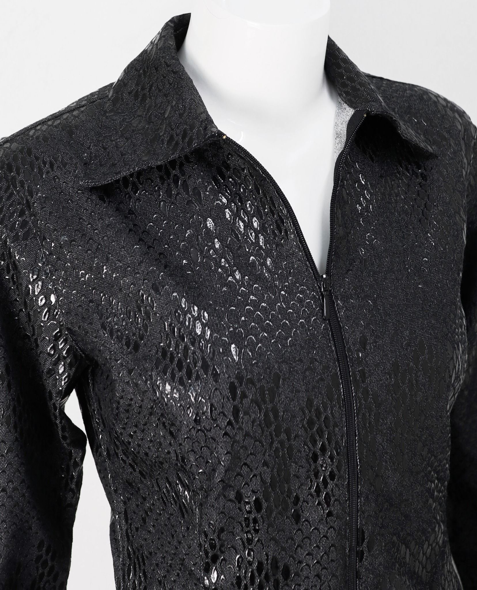 11.30.22 - VTG CROPPED BLOUSON JACKET - ANNE FONTAINE PARIS