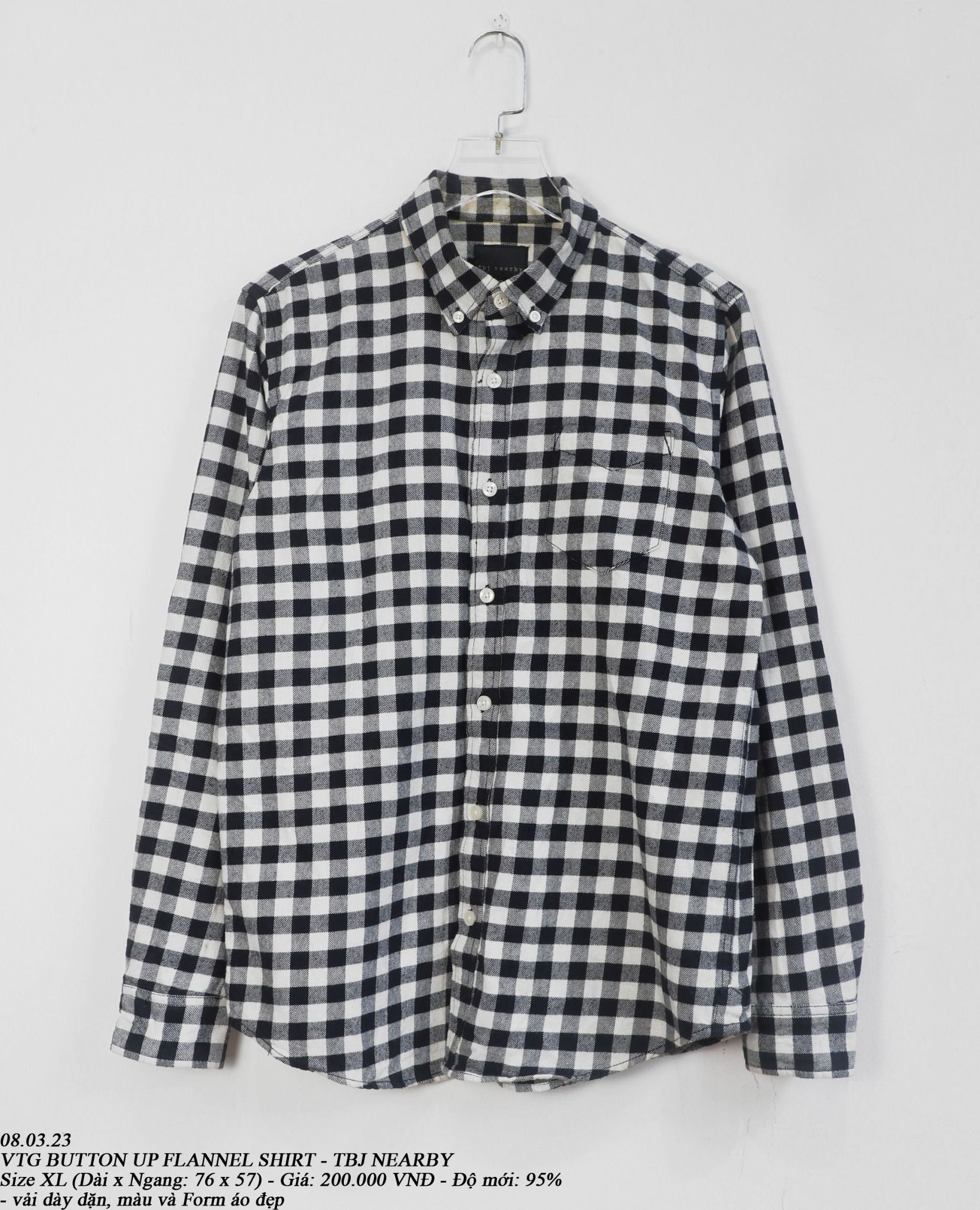 08.03.23 - VTG DENIM BUTTON UP SHIRT - TBJ NEARBY