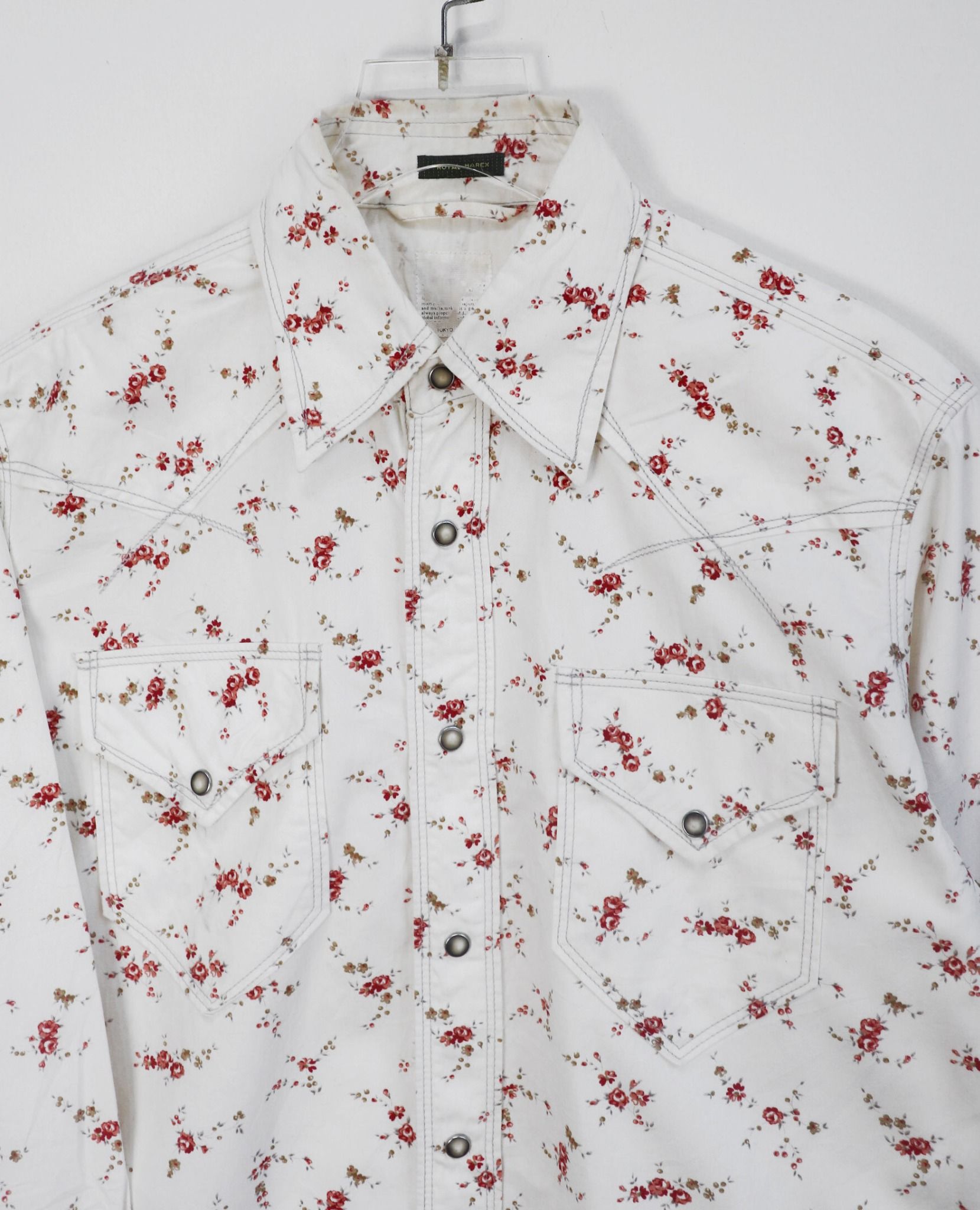 08.03.23 - VTG BUTTON UP SHIRT - ROYAL HAREX