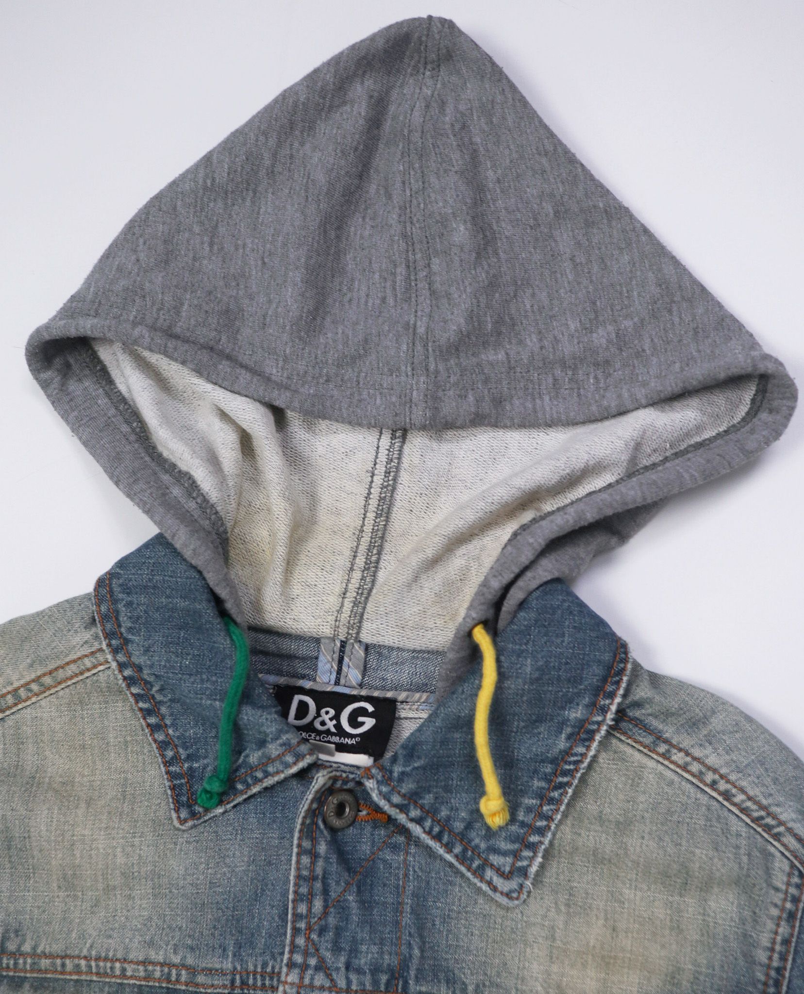 03.02.23 - VTG CROPPED DENIM JACKET - DOLCE & GABBANA REGGAE 76