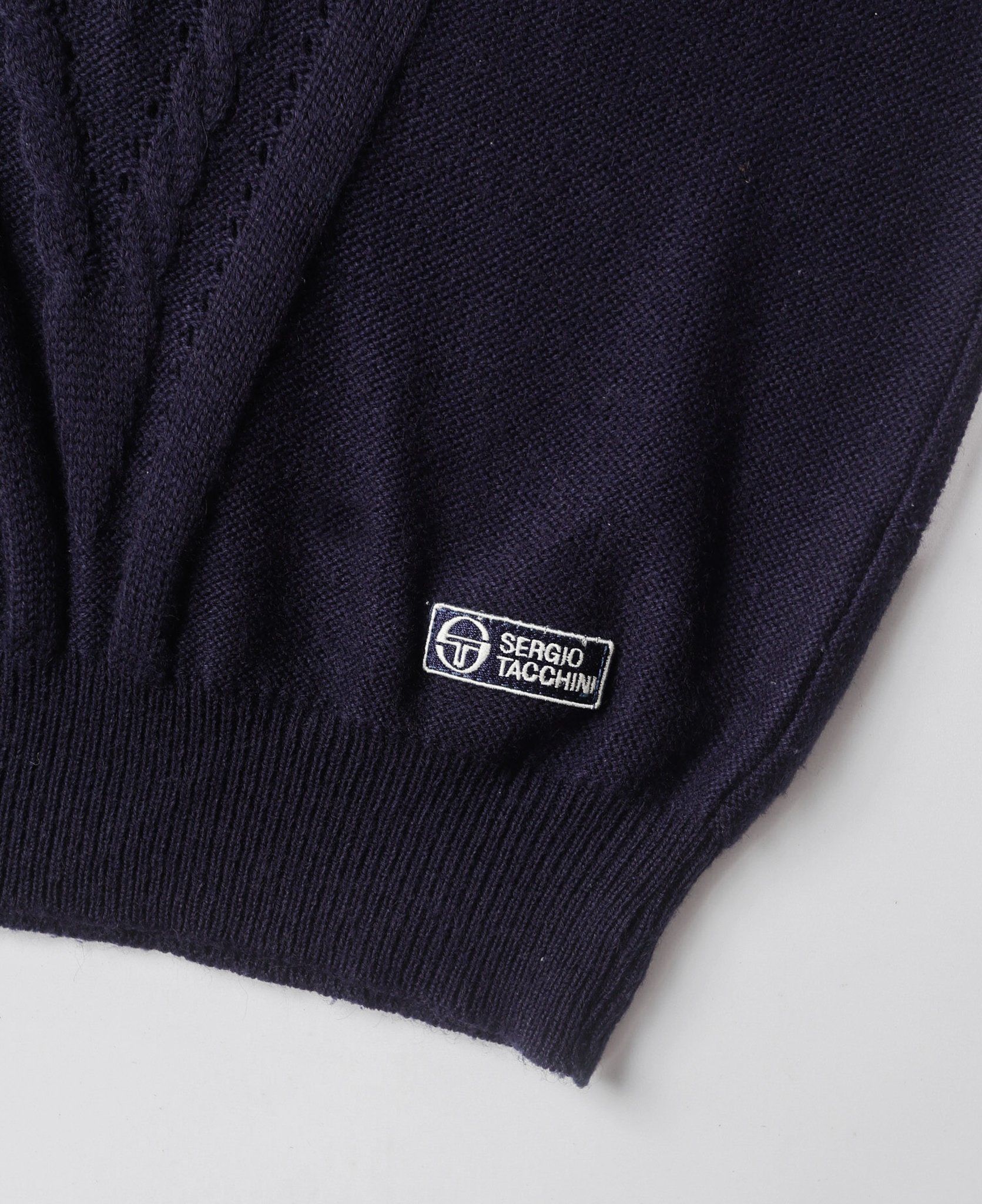12.19.23 - VTG CROPPED KNIT VEST - SERGIO TACCHINI