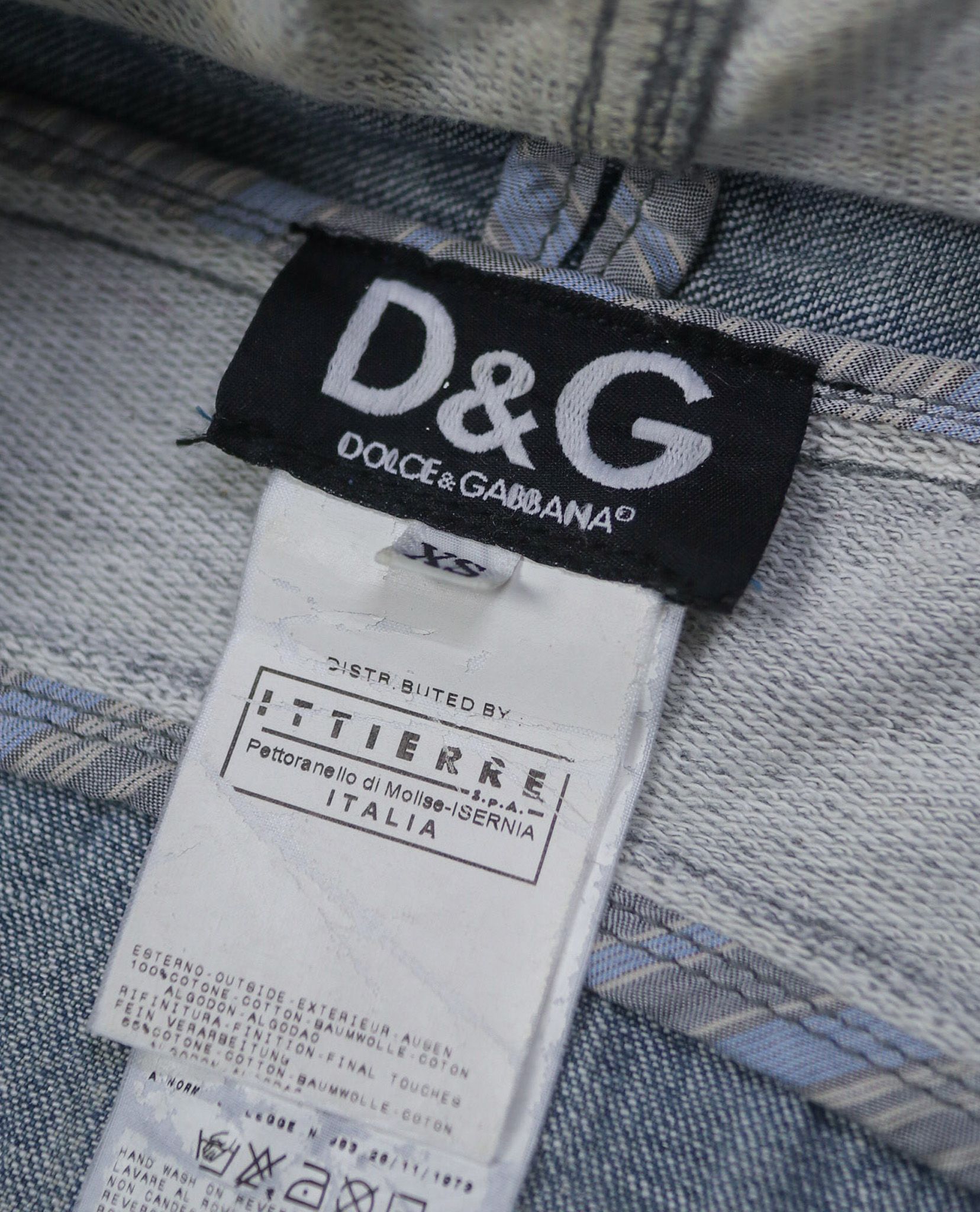 03.02.23 - VTG CROPPED DENIM JACKET - DOLCE & GABBANA REGGAE 76