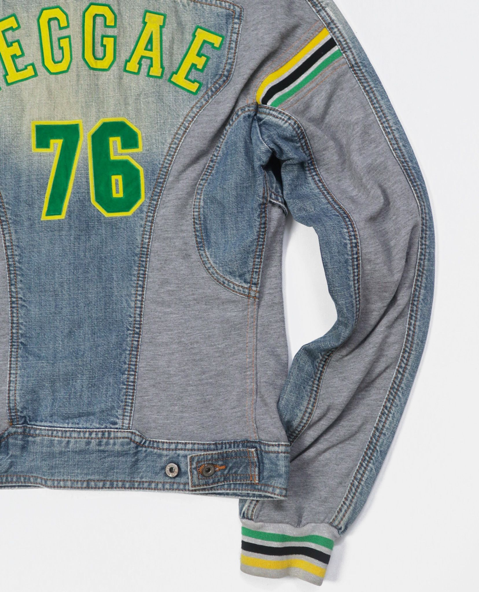 03.02.23 - VTG CROPPED DENIM JACKET - DOLCE & GABBANA REGGAE 76