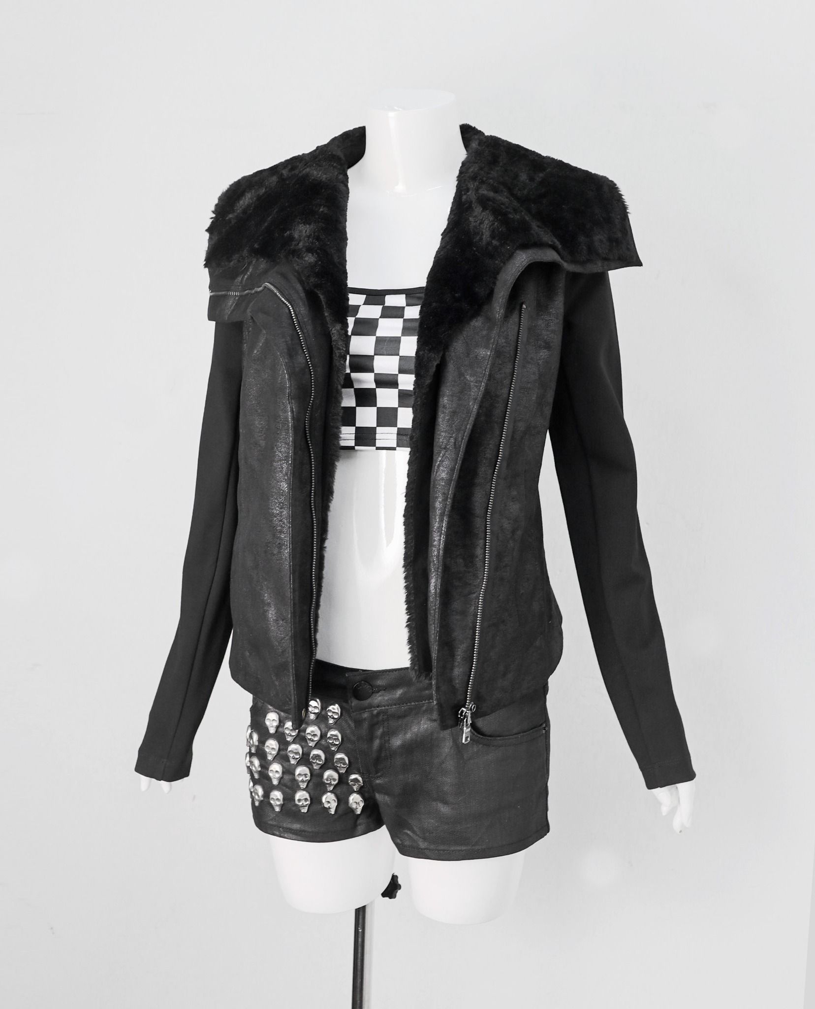 11.30.22 - VTG CROPPED WAXED JACKET - ARMANI EXCHANGE