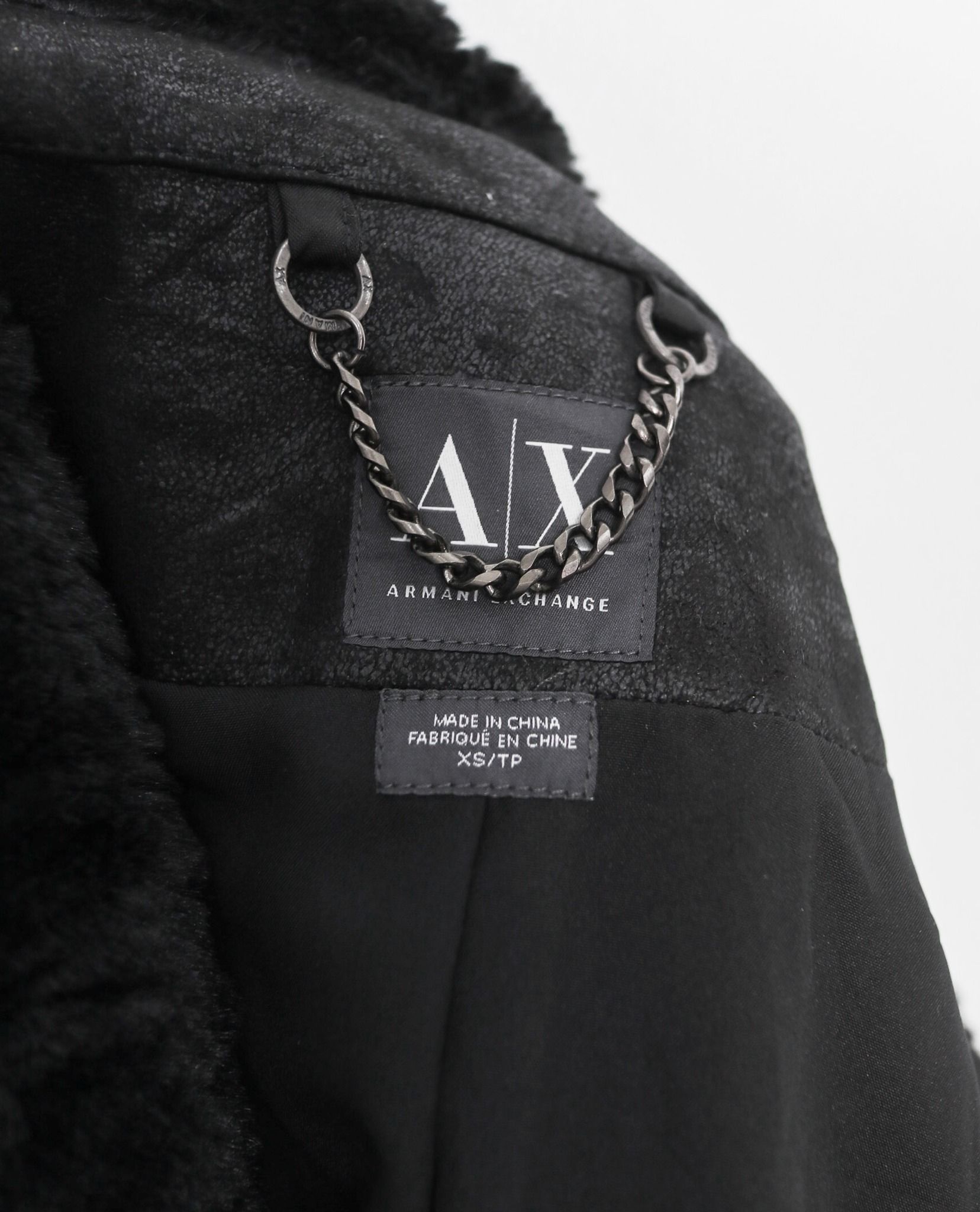 11.30.22 - VTG CROPPED WAXED JACKET - ARMANI EXCHANGE