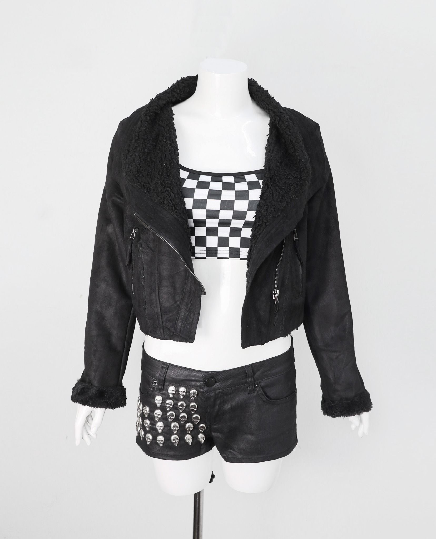 11.30.22 - VTG CROPPED WAXED JACKET - CLOVIS