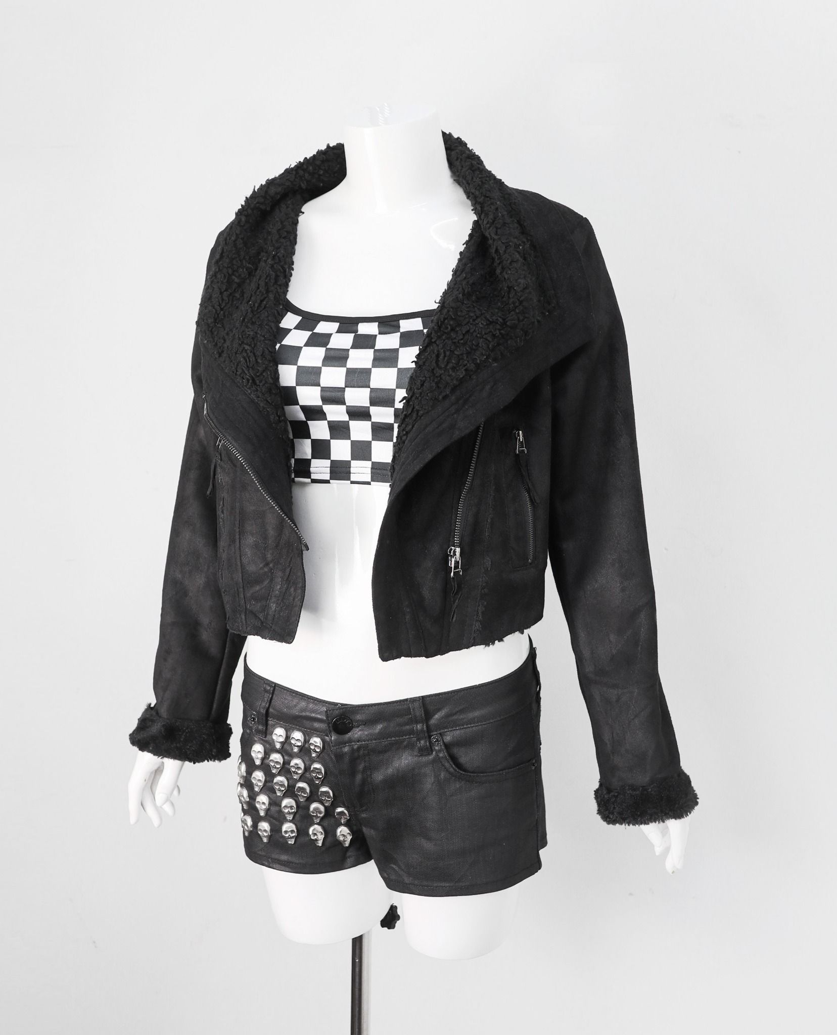 11.30.22 - VTG CROPPED WAXED JACKET - CLOVIS