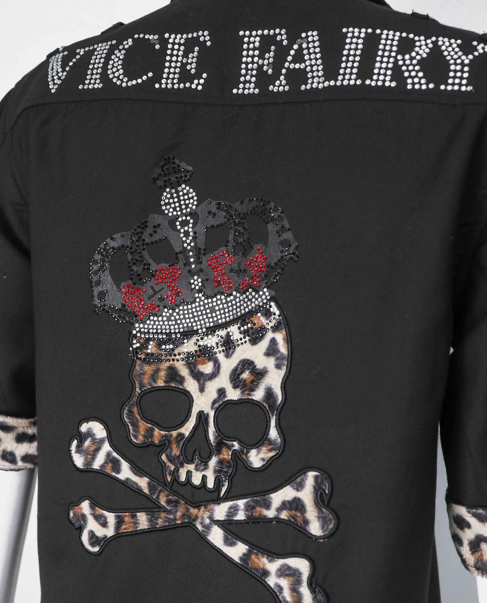 11.30.22 - VTG BUTTON UP PUNK T-SHIRT - VICE FAIRY