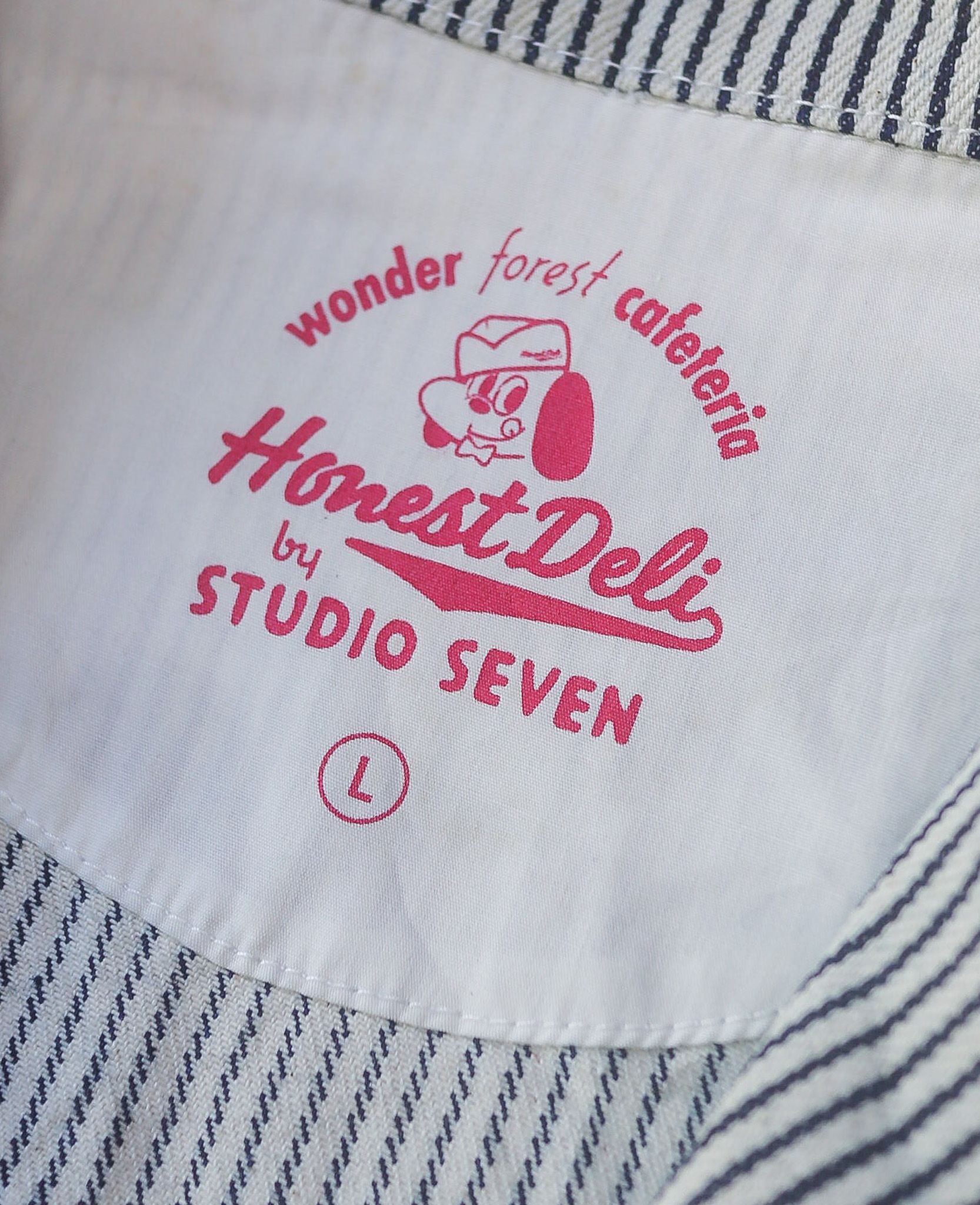 06.16.24 - VTG DENIM CHEF SHIRT JACKET - GU by UNIQLO X HONEST DELI by STUDIO SEVEN