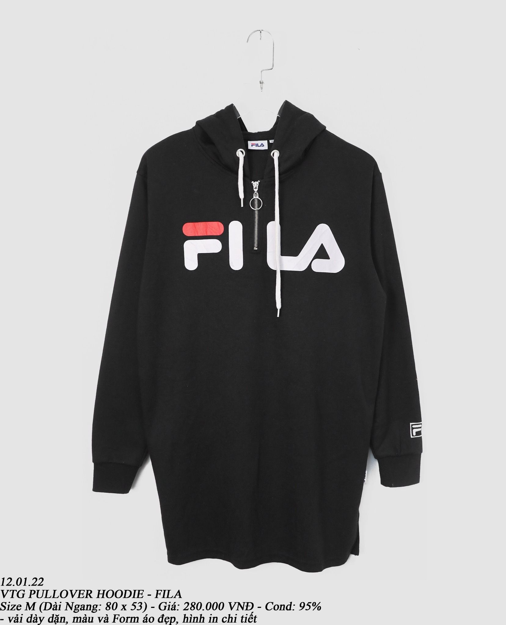 12.01.22 - VTG PULLOVER HOODIE - FILA