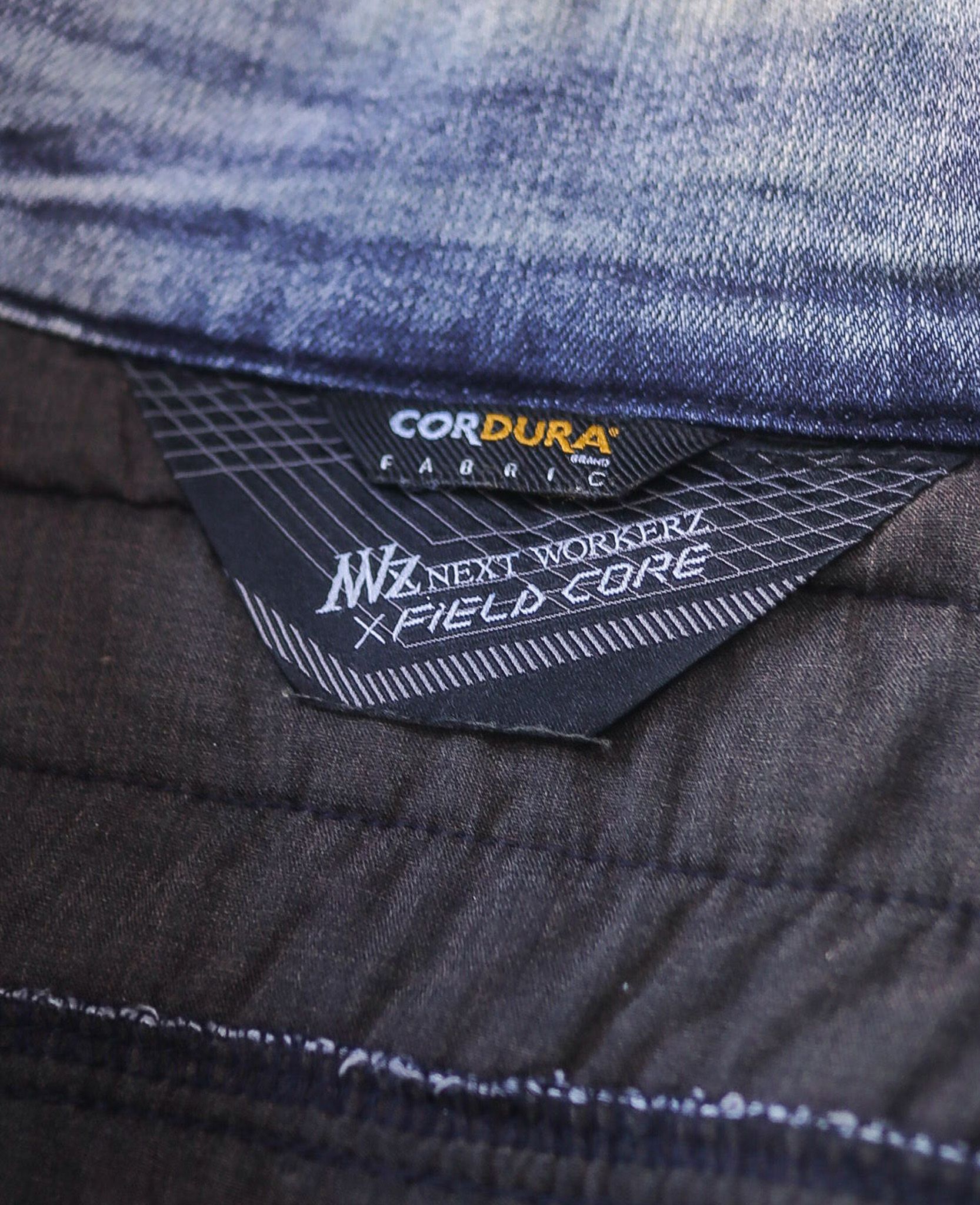 06.16.24 - VTG CROPPED DENIM WORK JACKET - NEXT WORKERS X FIELDCORE